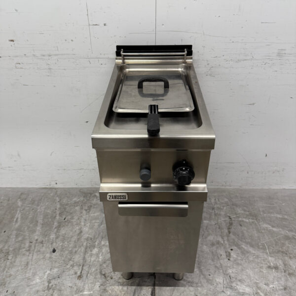 RVS Zanussi Friteuse 14 liter GAS Horeca