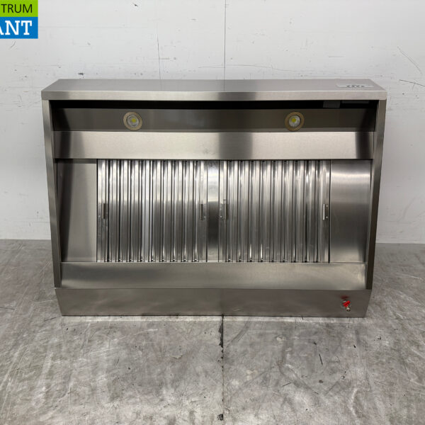 RVS Afzuigkap Dampkap Premium-line motor 1500 kuub schuin model 140 cm 230V Horeca