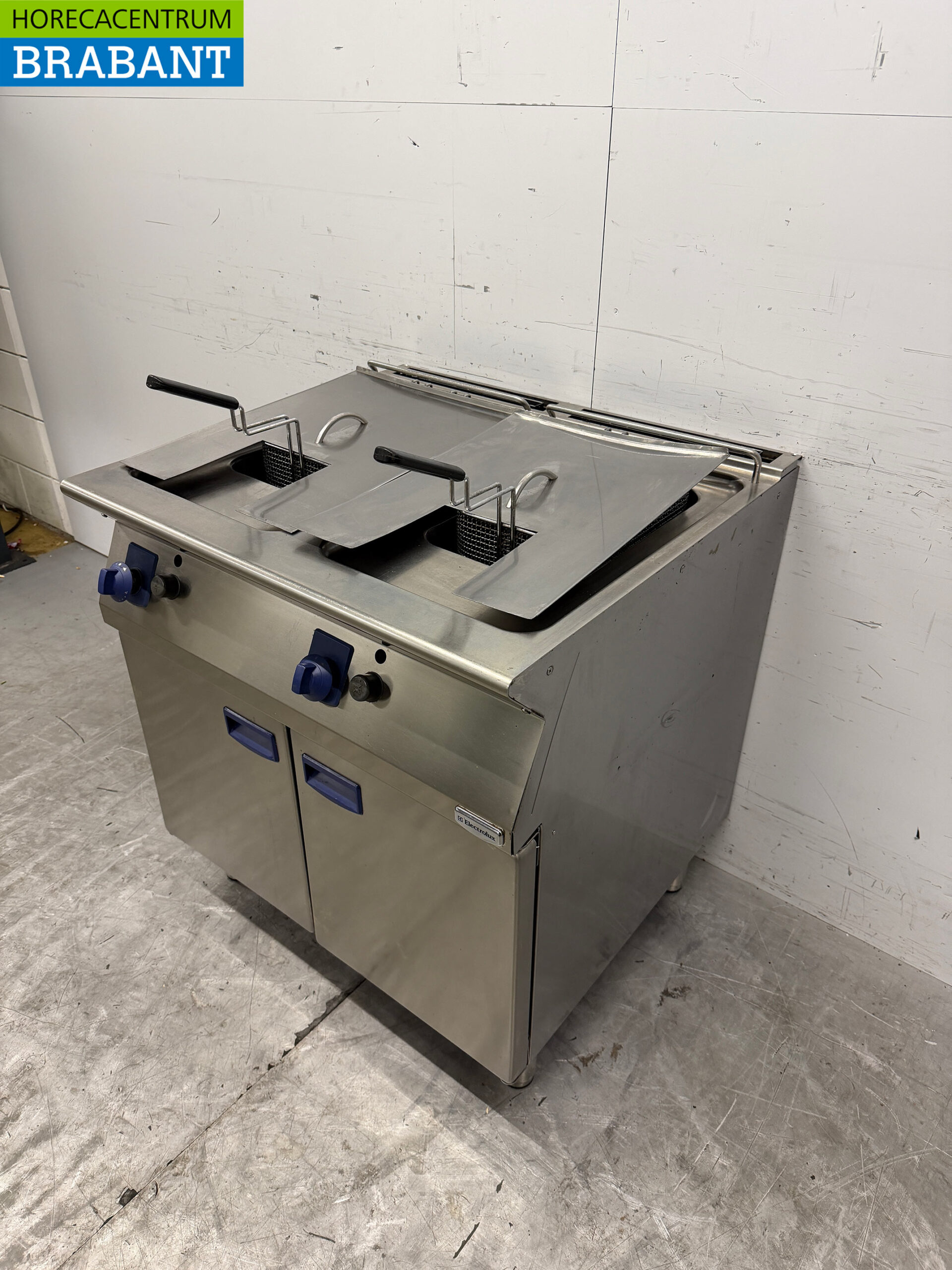 RVS Electrolux Dubbele Friteuse 2 x 7 liter GAS Horeca - Afbeelding 2