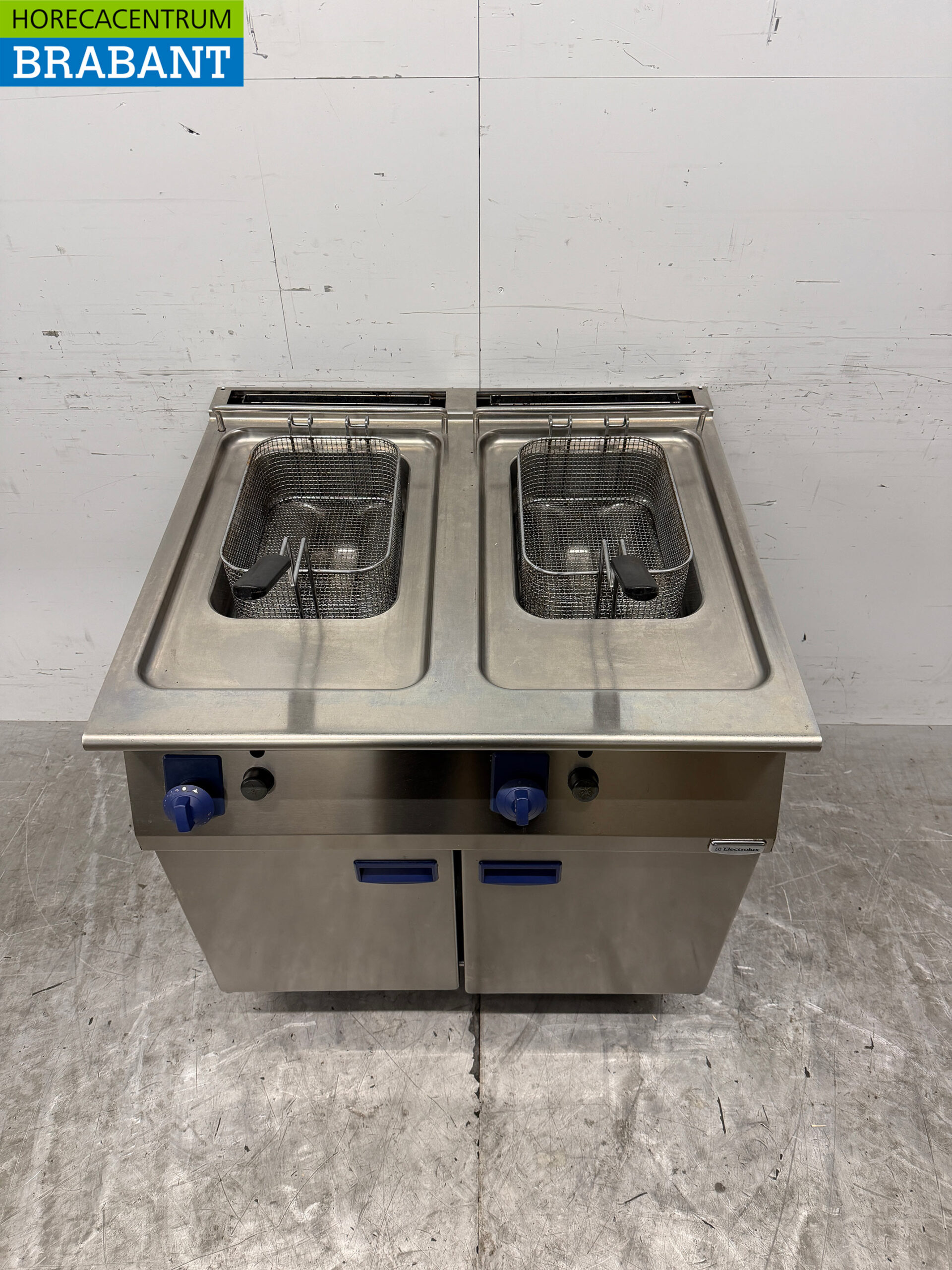 RVS Electrolux Dubbele Friteuse 2 x 7 liter GAS Horeca - Afbeelding 4
