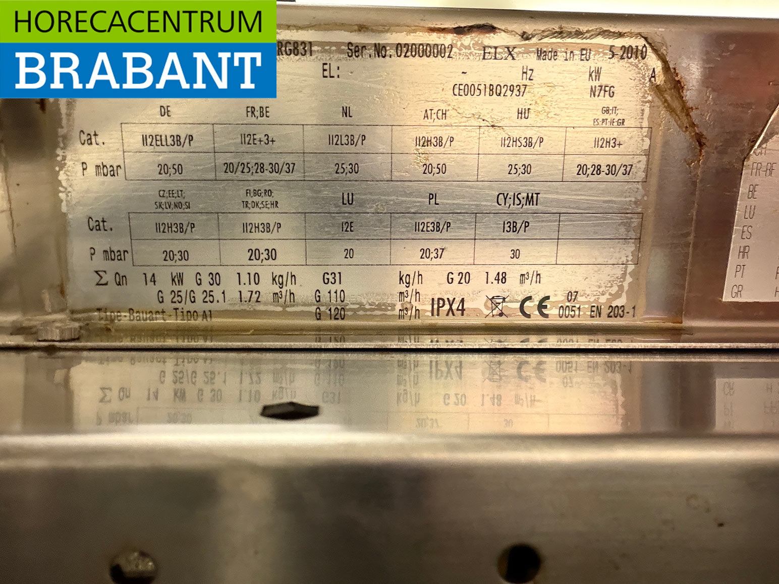RVS Electrolux Dubbele Friteuse 2 x 7 liter GAS Horeca - Afbeelding 6