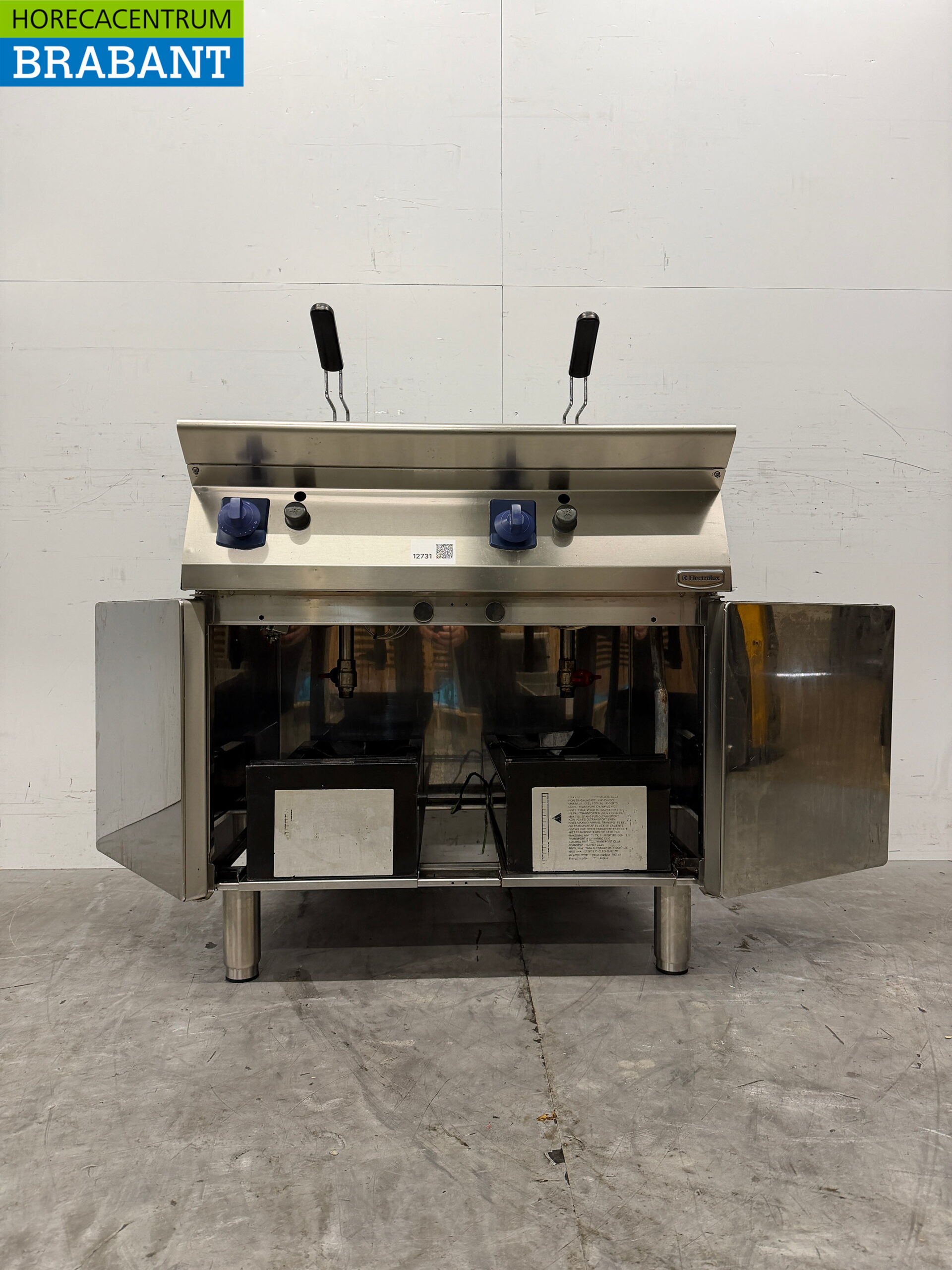 RVS Electrolux Dubbele Friteuse 2 x 7 liter GAS Horeca - Afbeelding 7