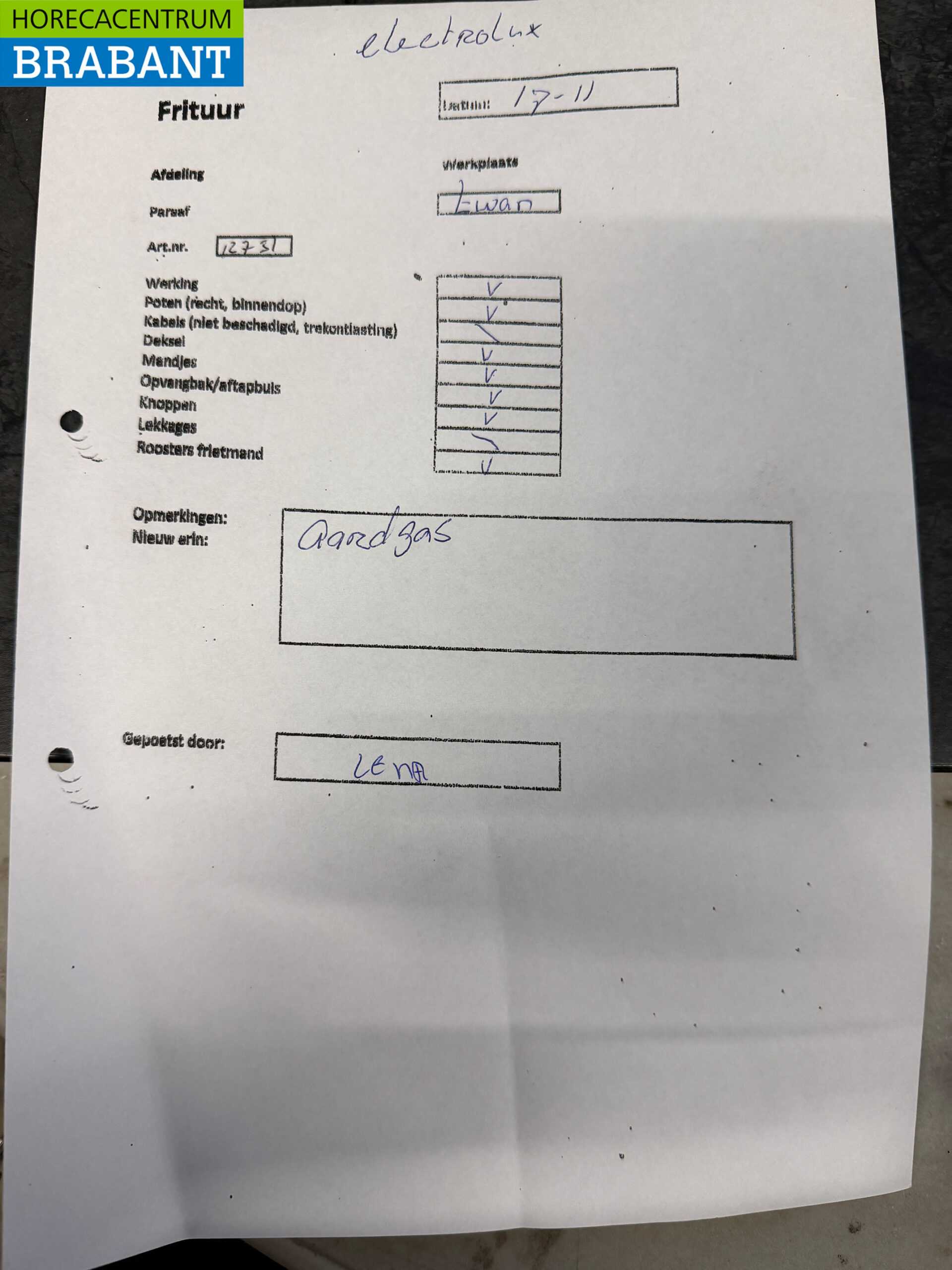 RVS Electrolux Dubbele Friteuse 2 x 7 liter GAS Horeca - Afbeelding 8