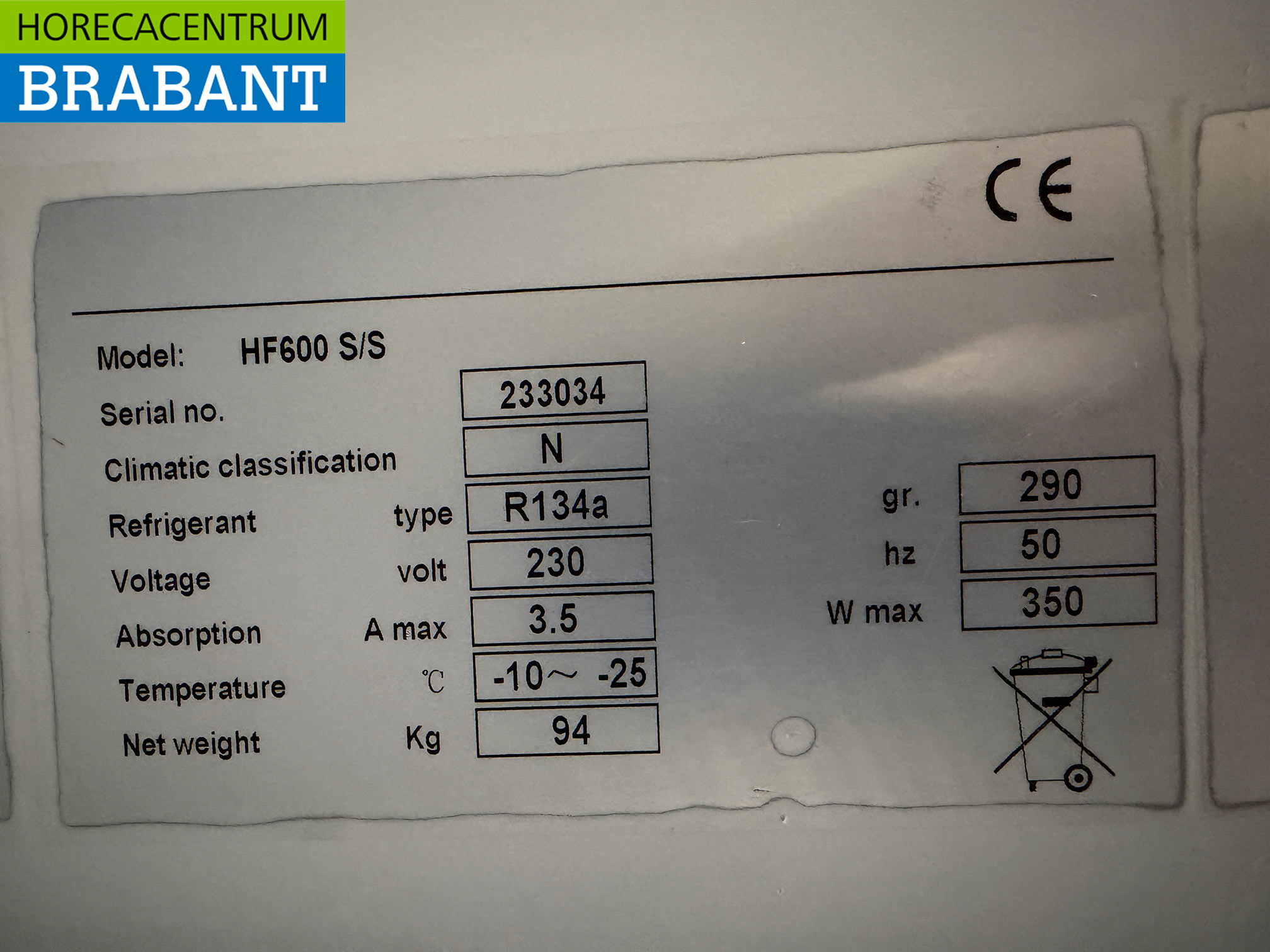RVS Maxxfrost Vriezer 570 liter 230V Horeca - Afbeelding 5