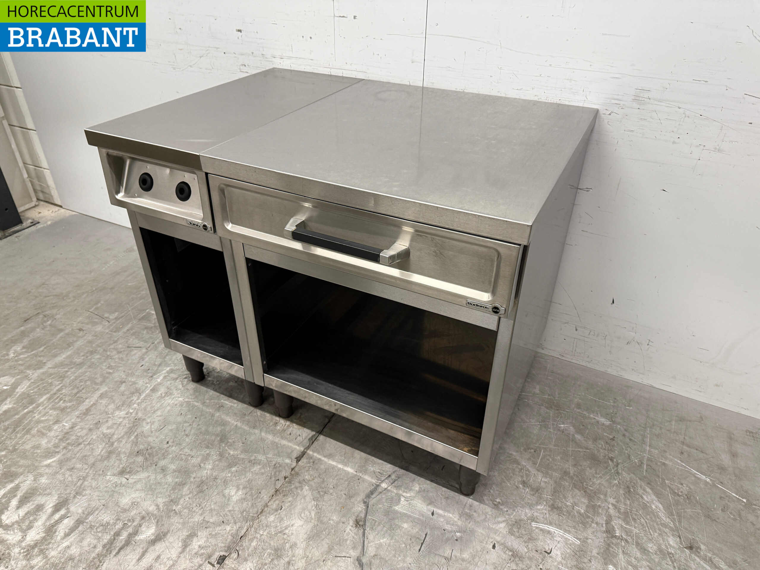 RVS Juno Werkunit met lade 105 cm Horeca - Afbeelding 2