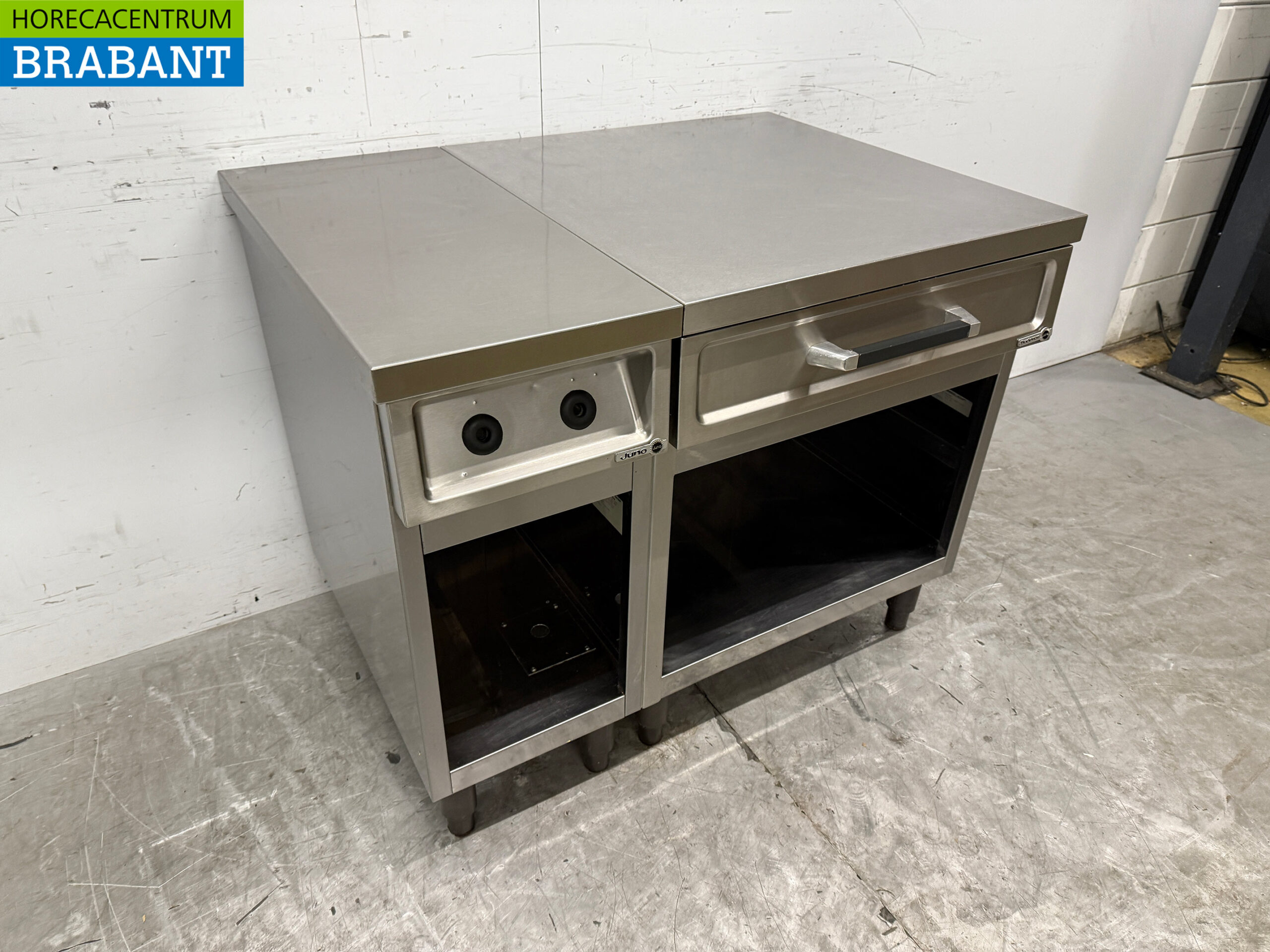 RVS Juno Werkunit met lade 105 cm Horeca - Afbeelding 3