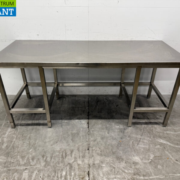 RVS Werktafel 200 x 80 x 89 cm Horeca