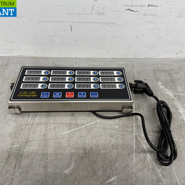 RVS Digitale Kookwekker 12 kanalen 230V Horeca