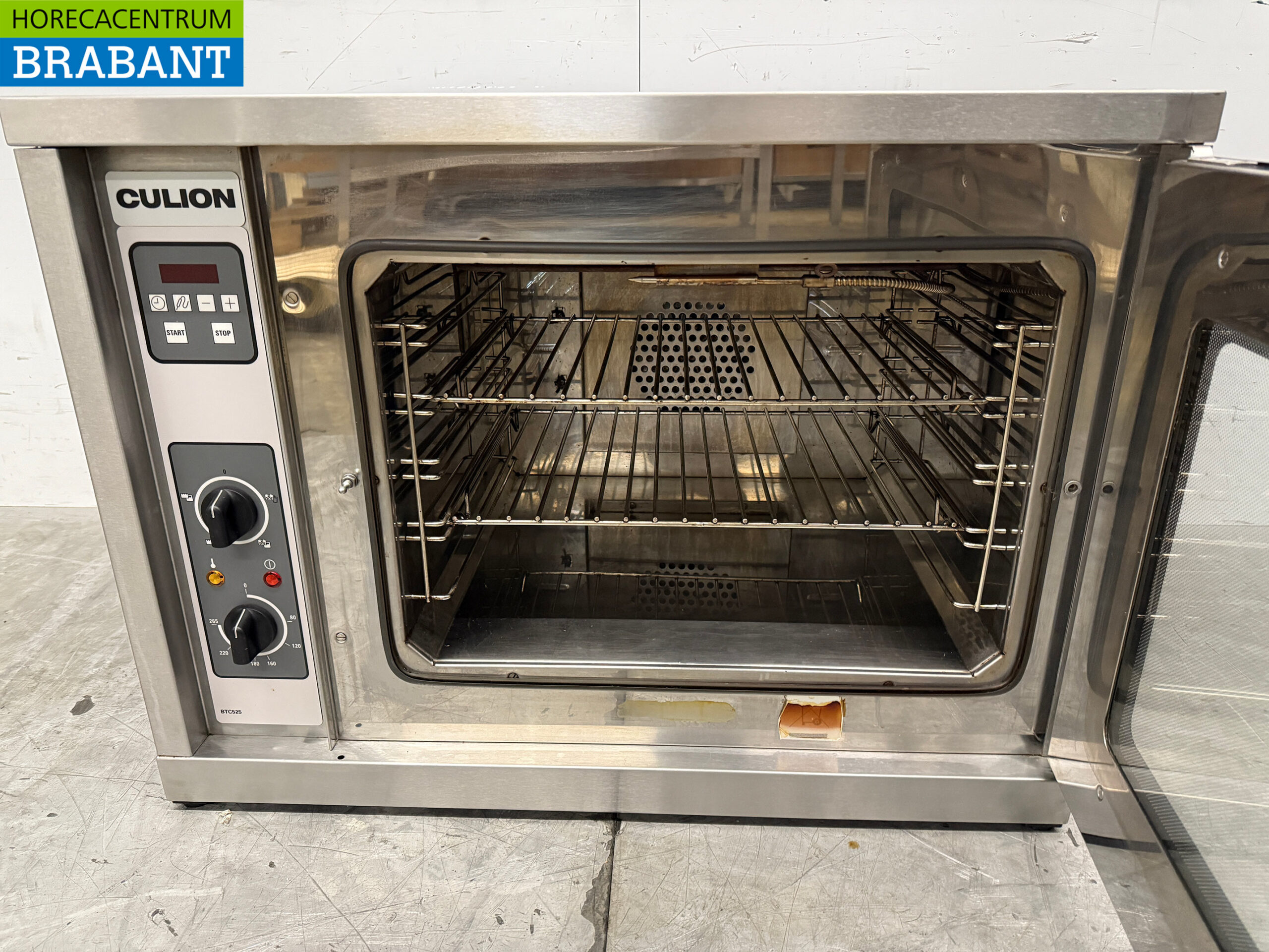 RVS Culion Heteluchtoven met grillfunctie 4 x 41/31 cm 230V Horeca - Afbeelding 5