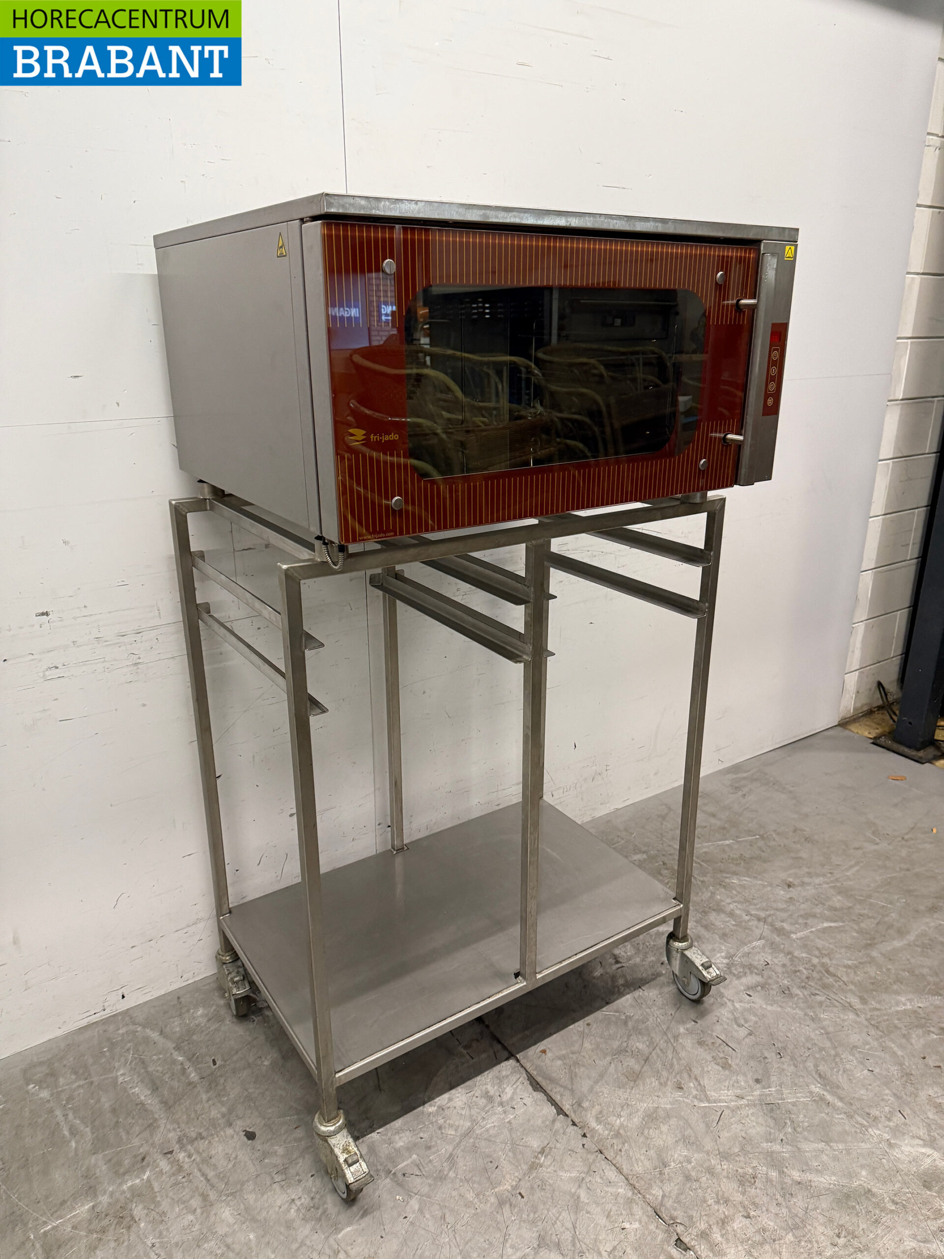 RVS Fri-Jado Heteluchtoven Oven 3 x 60/40 cm 230V Horeca - Afbeelding 3