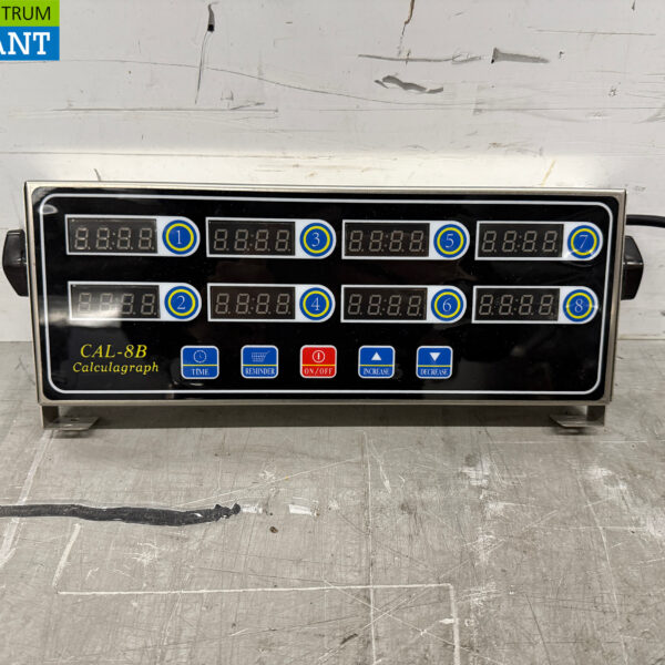 RVS Digitale Kookwekker 8 kanalen 230V Horeca