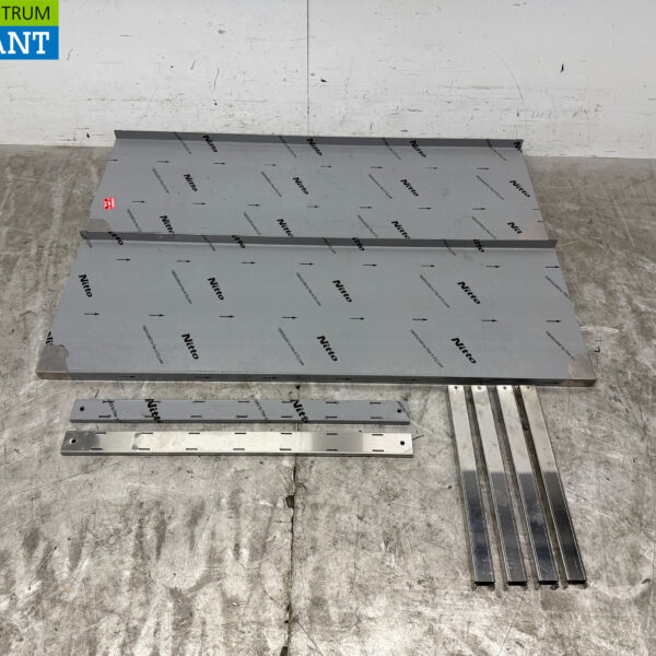 RVS Dubbel Wandschap 120 x 40 cm Horeca