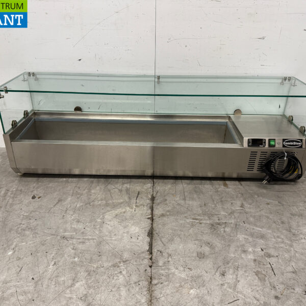 RVS Combisteel Saladiere 140 cm 6 x 1/4 GN 230V Horeca