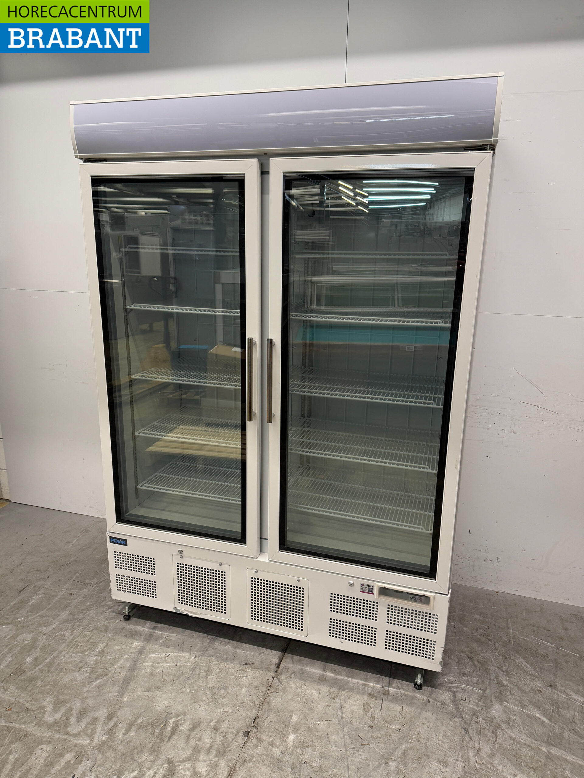Polar Glasdeurvrieskast Vrieskast met glazen deuren 920 liter 230V Horeca