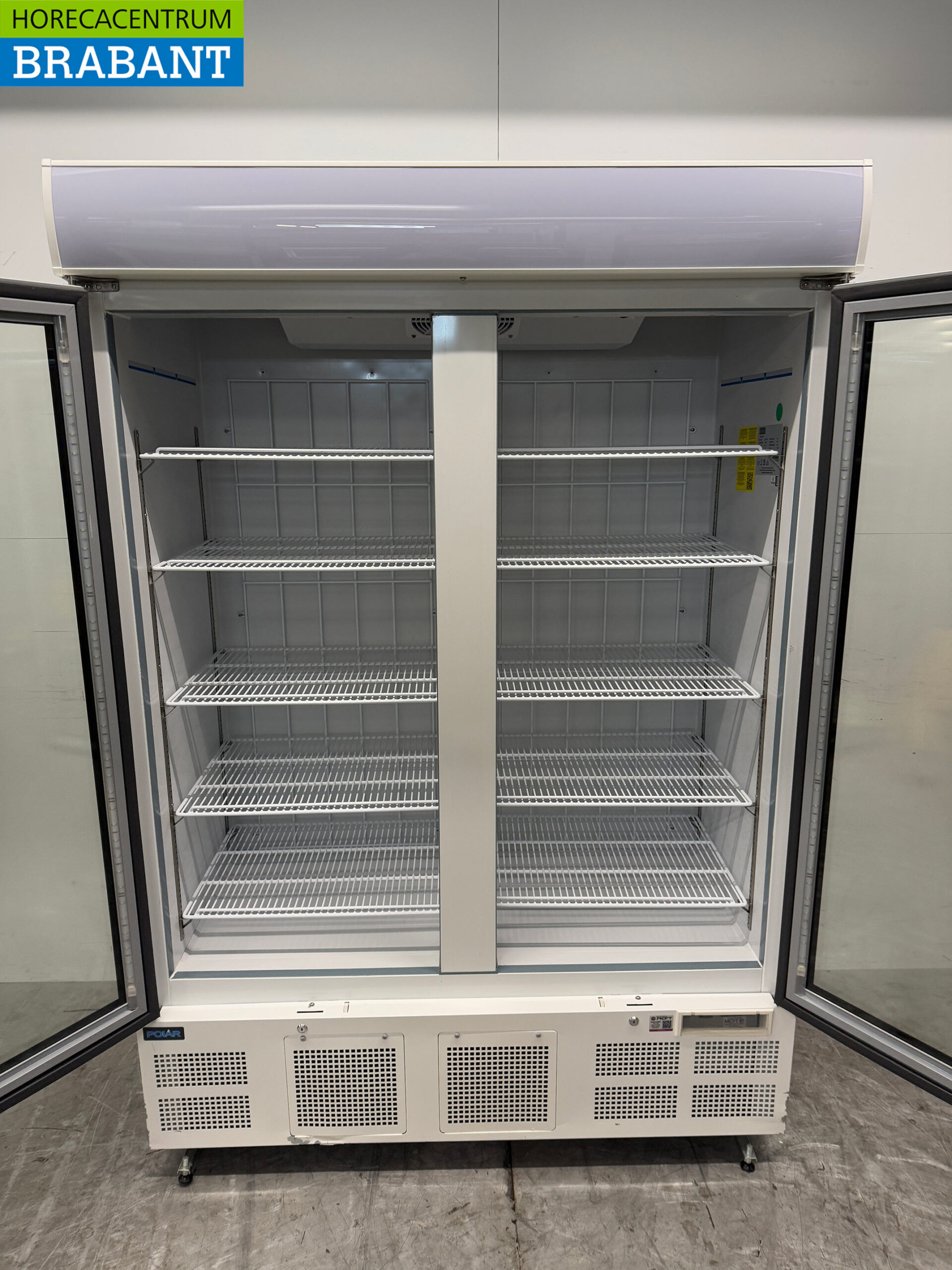 Polar Glasdeurvrieskast Vrieskast met glazen deuren 920 liter 230V Horeca - Afbeelding 4