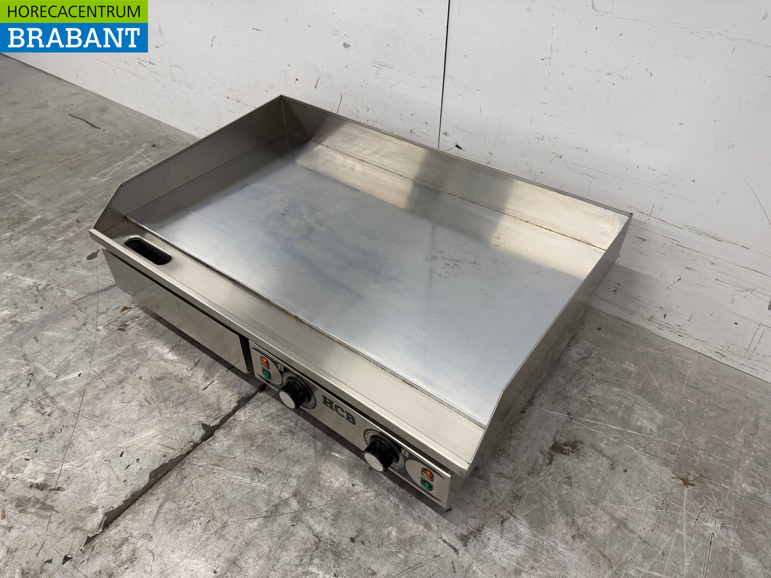 RVS Spiegelbakplaat Chroom Grillplaat Bakplaat 73 cm 2 x 230V Horeca - Afbeelding 2