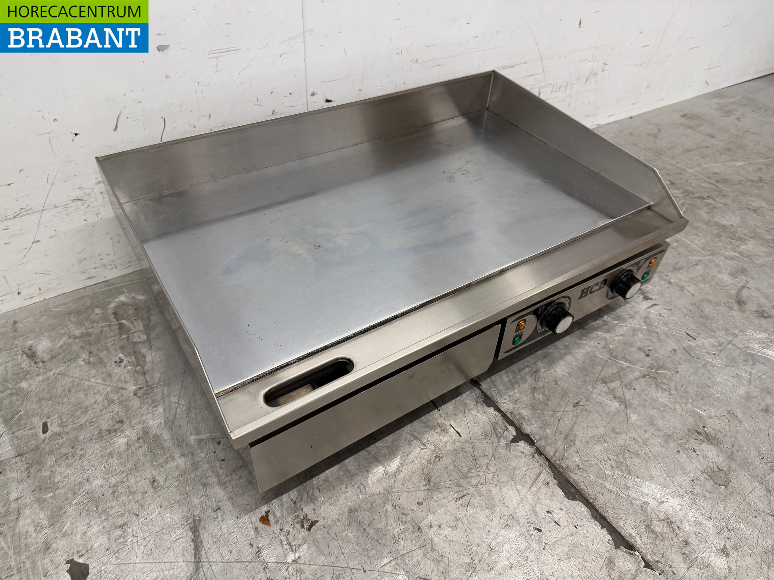 RVS Spiegelbakplaat Chroom Grillplaat Bakplaat 73 cm 2 x 230V Horeca - Afbeelding 3