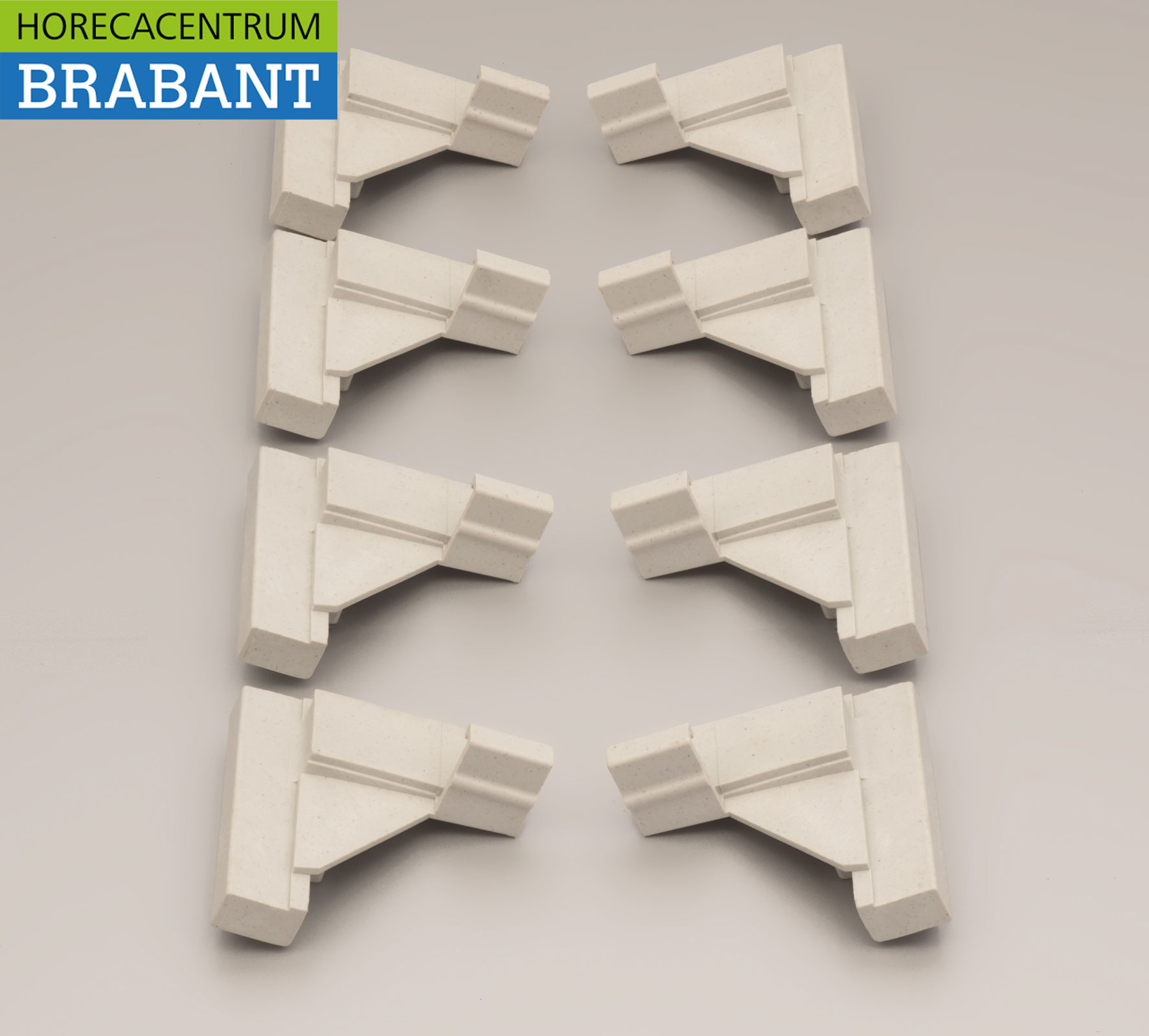 HCB Hoekelement voor Opbergrek Rek Stelling Koelcelrek Vriescelrek Horeca