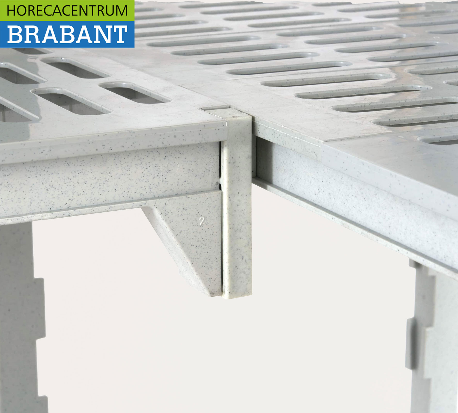 HCB Hoekelement voor Opbergrek Rek Stelling Koelcelrek Vriescelrek Horeca - Afbeelding 4