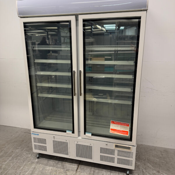 Polar Glasdeurvrieskast Vrieskast met glazen deuren 920 liter 230V Horeca