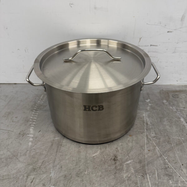 RVS HCB Soeppan Kookpan Pan Inductie 30 x 20 cm 14 liter Horeca