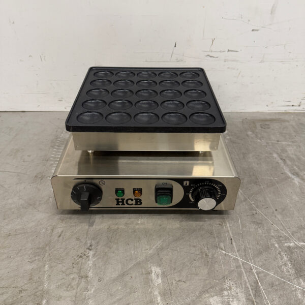 HCB RVS Poffertjesplaat Poffertjesbakplaat 25 dops 230V Horeca