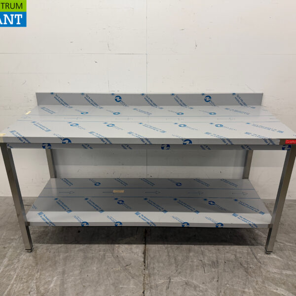 RVS Gastro M Werktafel met Onderschap 180 x 70 x 91 cm Horeca