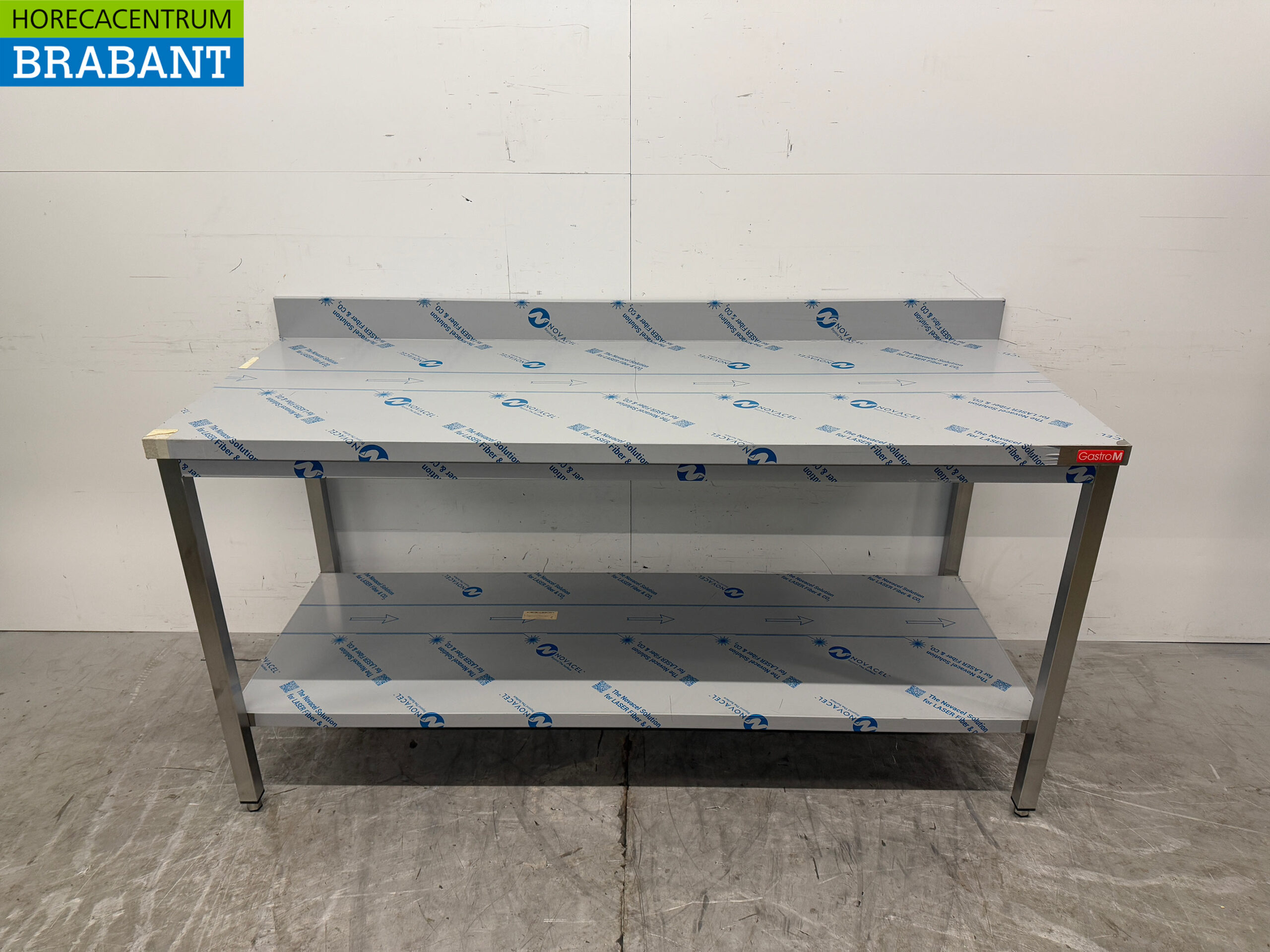RVS Gastro M Werktafel met Onderschap 180 x 70 x 91 cm Horeca