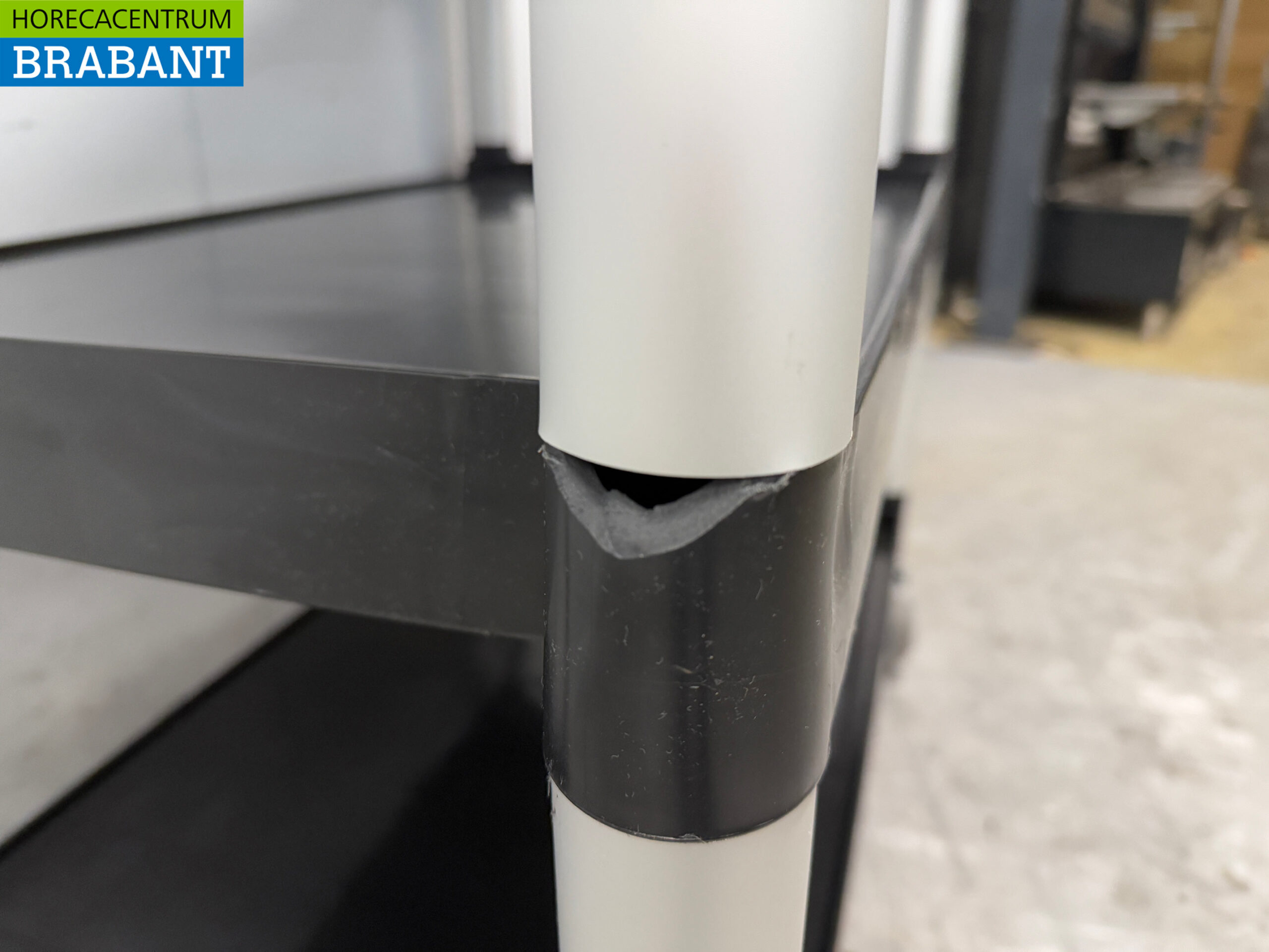 HCB Kunststof Serveerwagen Serveertrolley 3 lagen 102 cm Horeca - Afbeelding 4