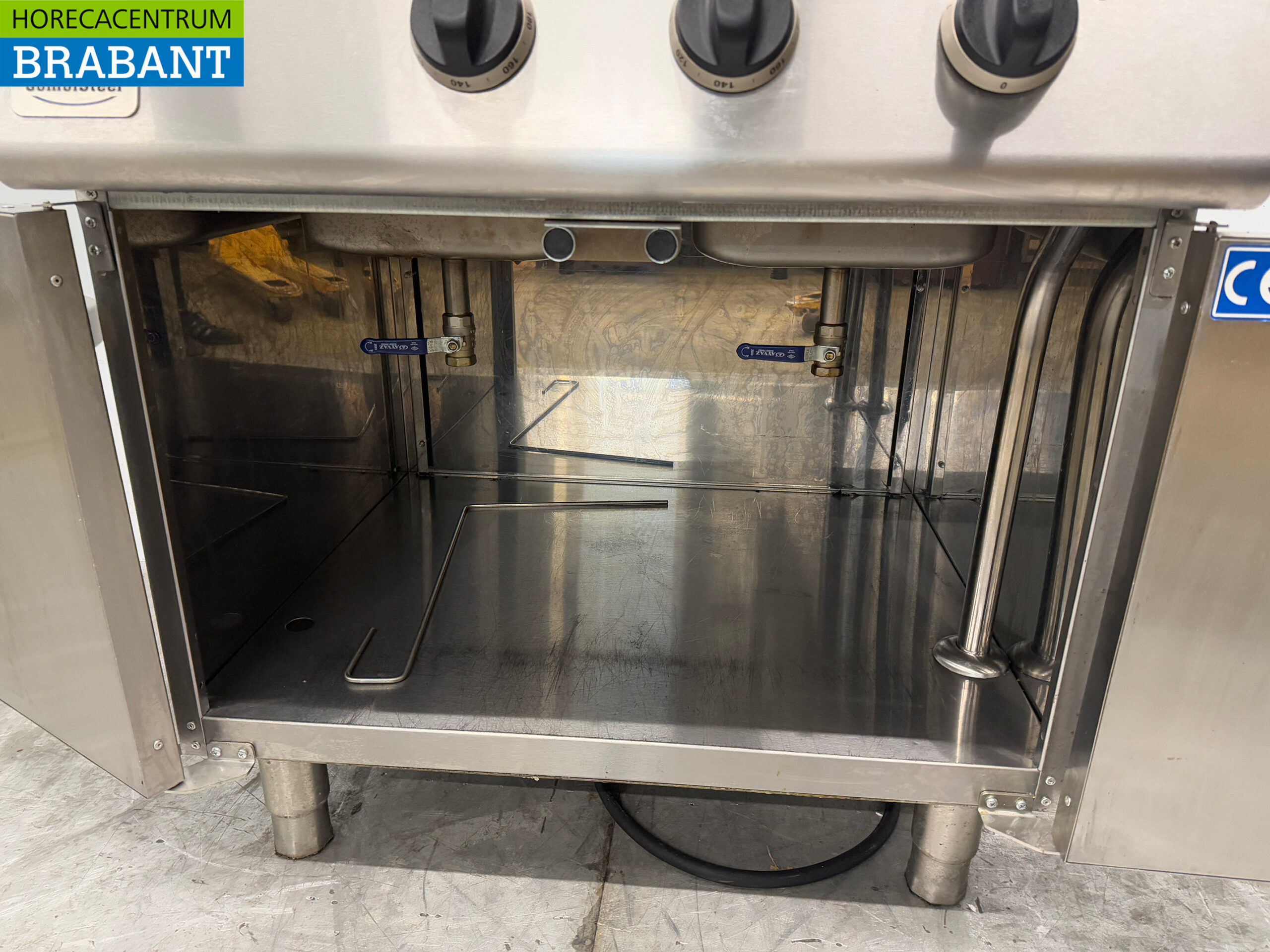 RVS Combisteel Dubbele Friteuse 2 x 18 liter 400V Horeca - Afbeelding 5