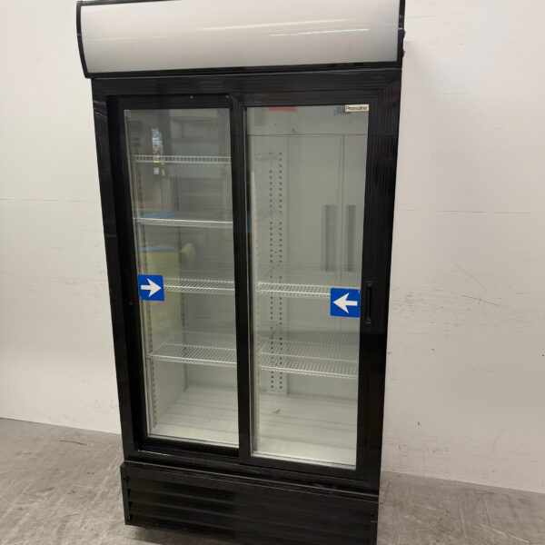 Promoline Verrijdbare Glasdeurkoeling 800 liter 2 Schuifdeuren 230V Horeca