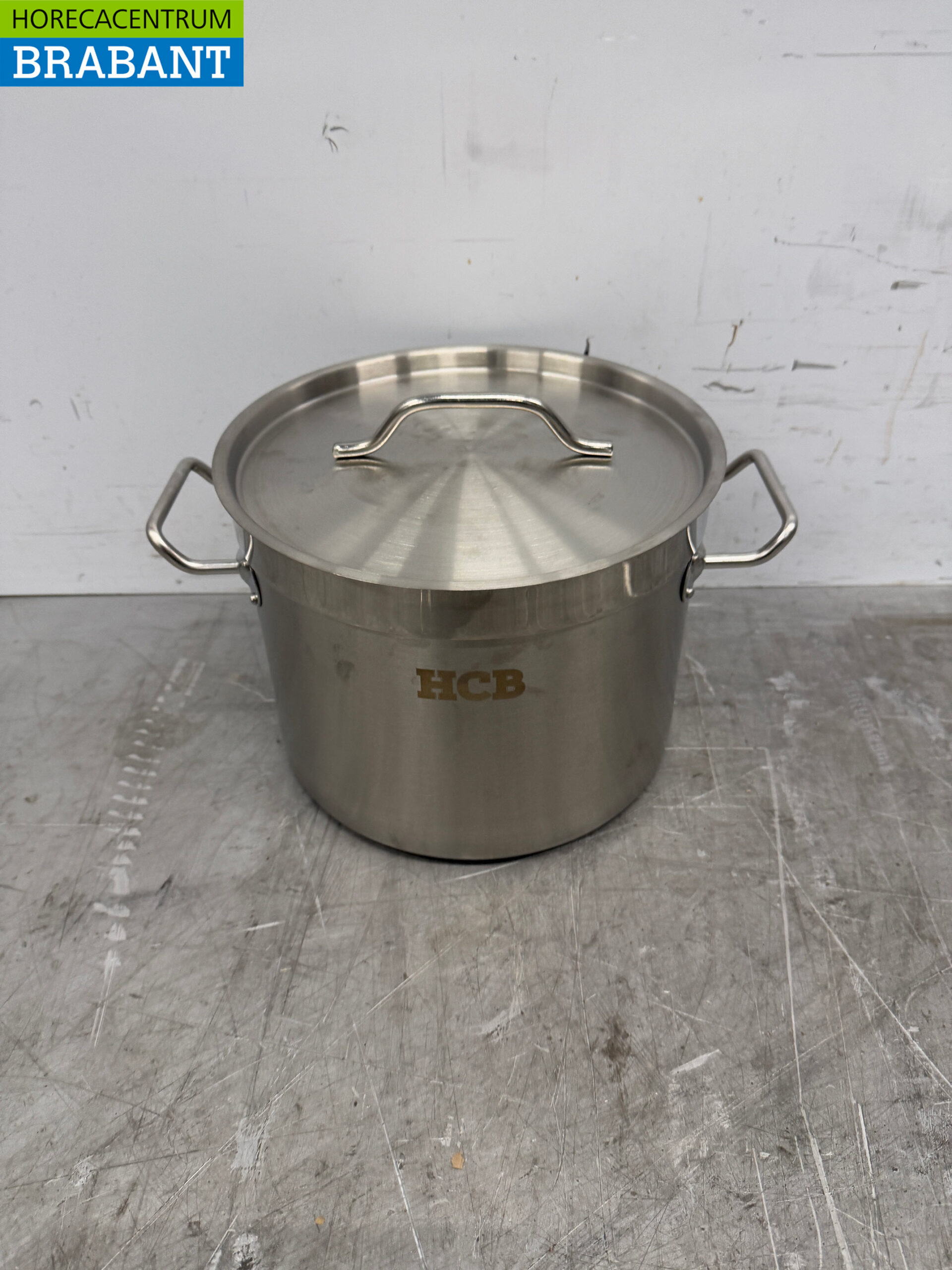 RVS HCB Soeppan Kookpan Pan Inductie 20 x 12 cm 4 liter Horeca