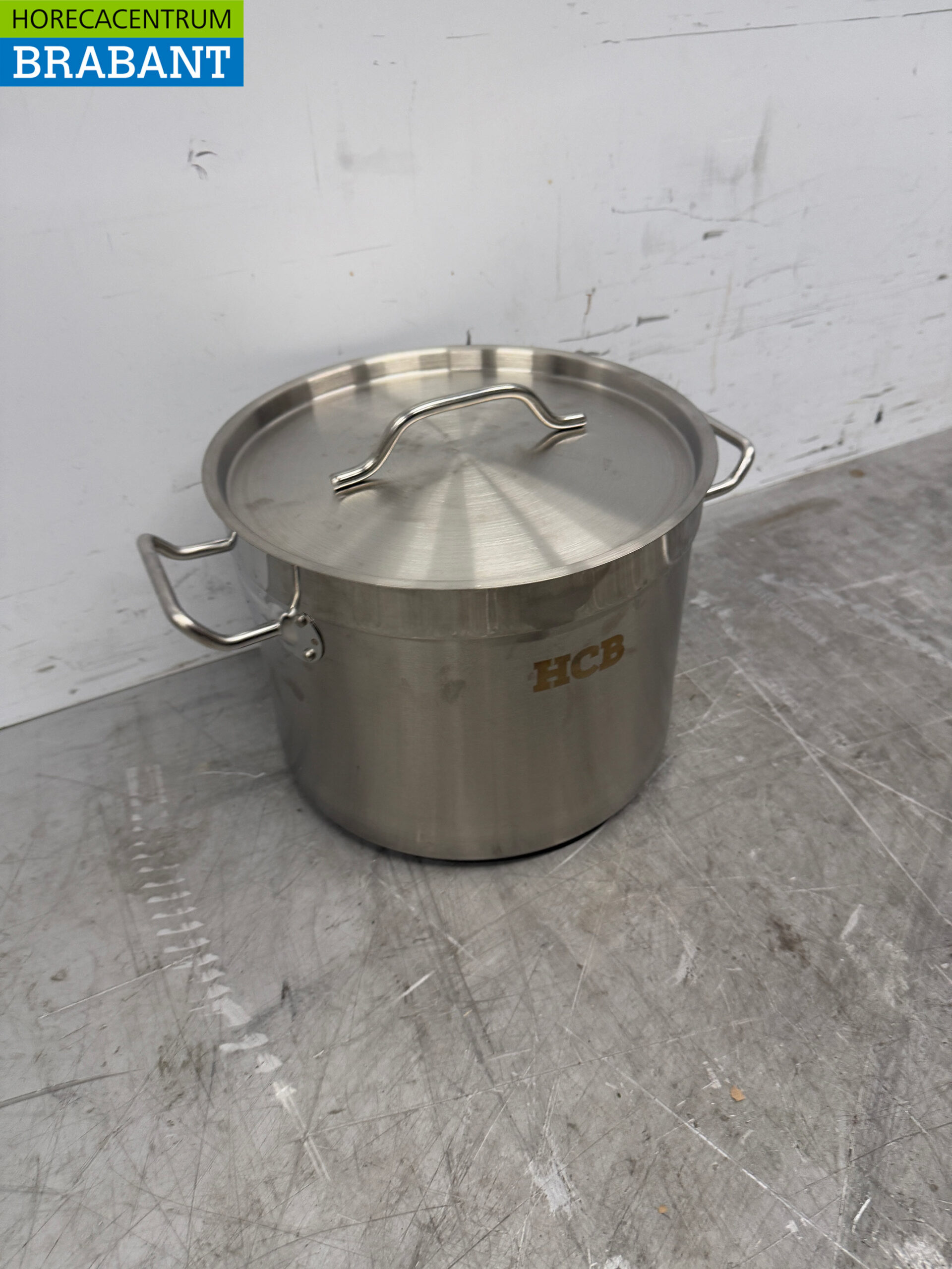 RVS HCB Soeppan Kookpan Pan Inductie 20 x 12 cm 4 liter Horeca - Afbeelding 3