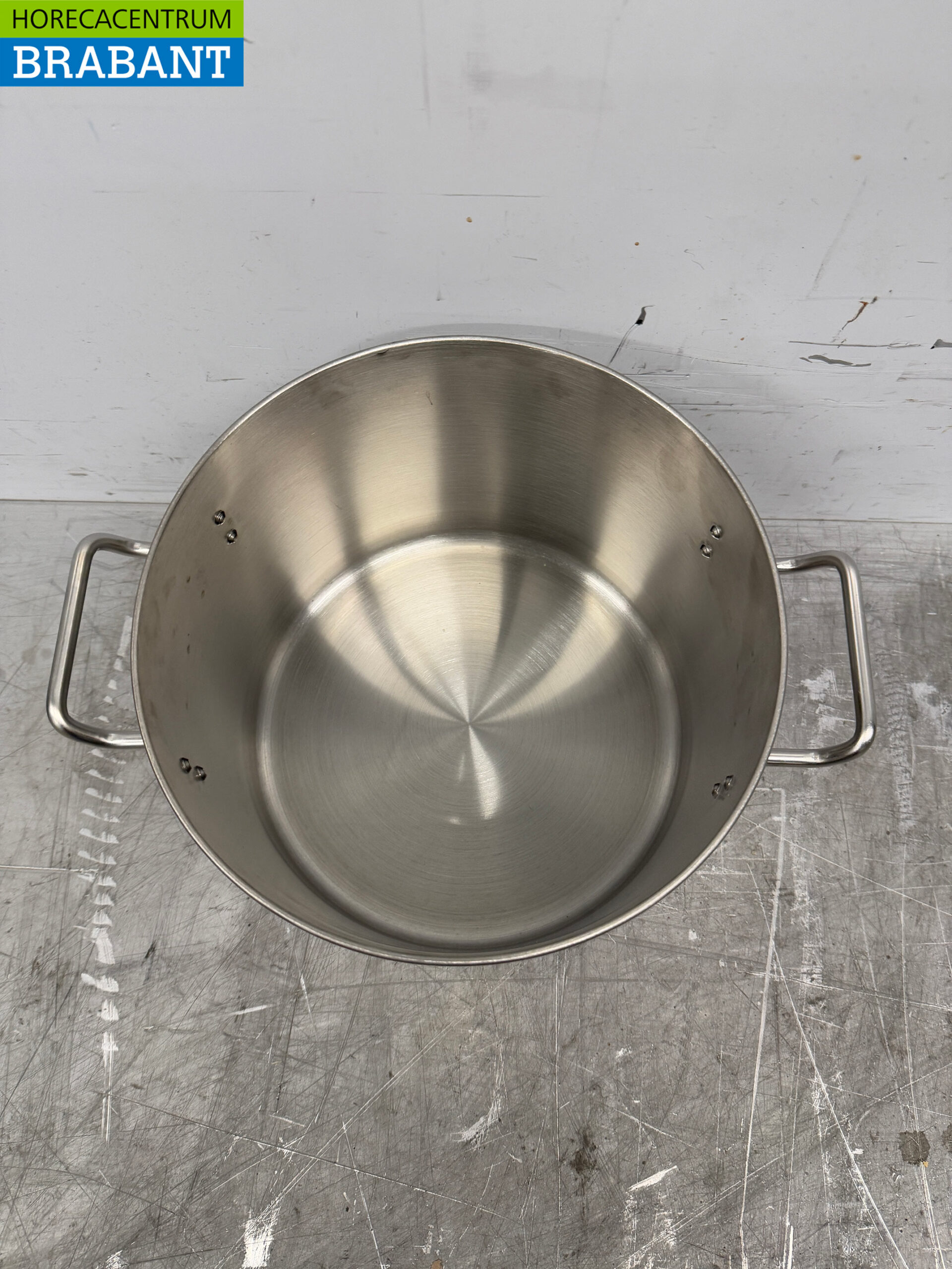 RVS HCB Soeppan Kookpan Pan Inductie 20 x 12 cm 4 liter Horeca - Afbeelding 4