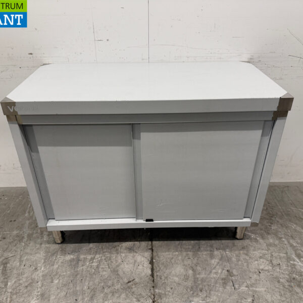 RVS Vogue Werkkast 2 Schuifdeuren 120 x 60 x 90 cm Horeca