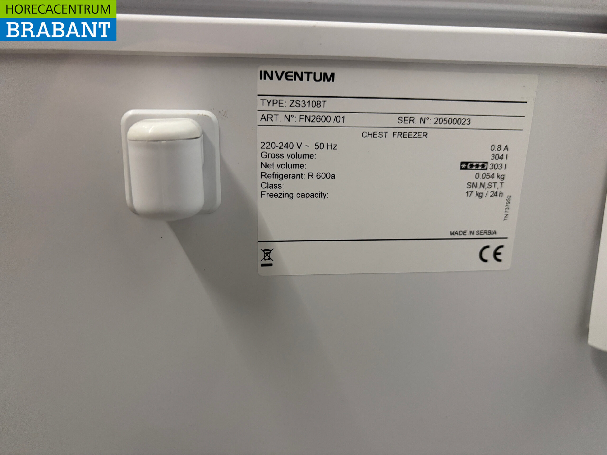 Inventum Vrieskist Vriezer Met Klapdeksel 304 liter 230V Horeca - Afbeelding 7