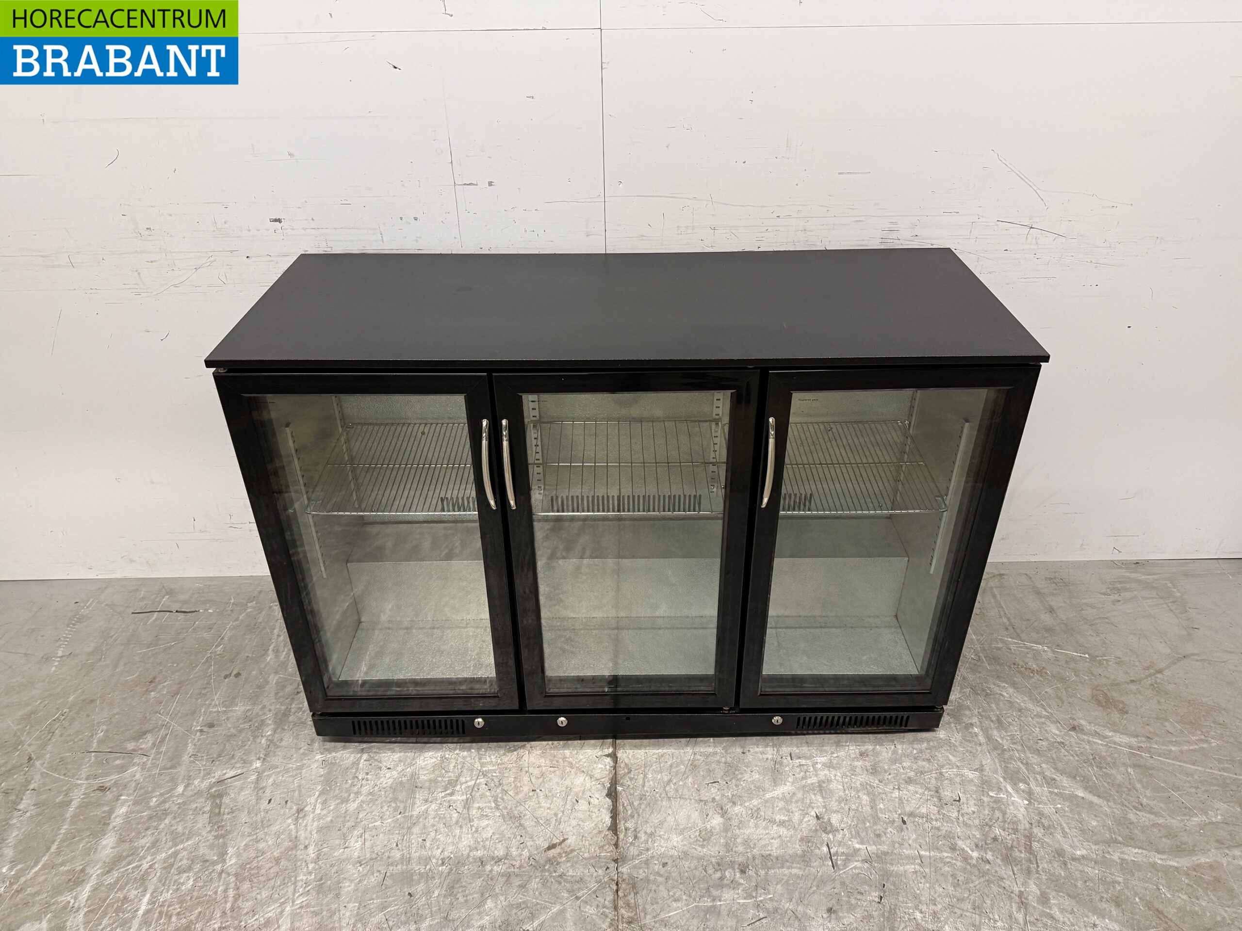 Barkoeling 3 Glazen Klapdeuren 298 liter 133,5 cm 230V Horeca