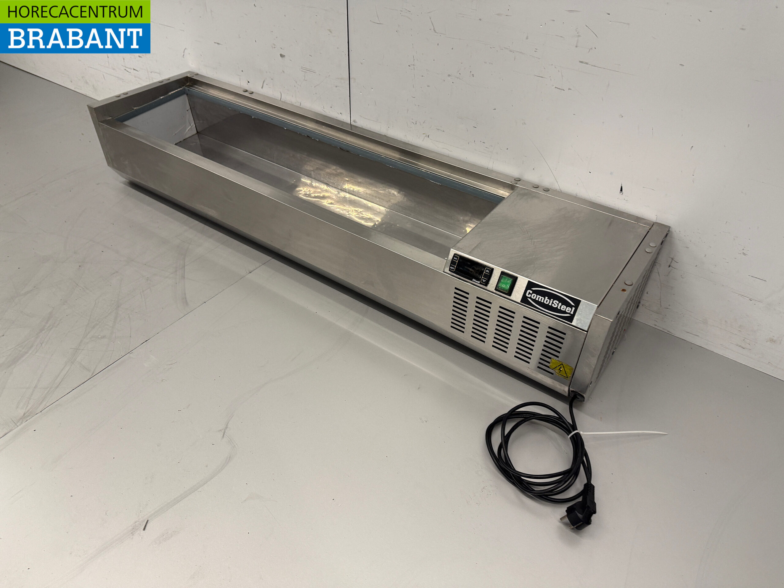 RVS Combisteel Saladiere 6 x 1/4 GN 140 cm 230V Horeca - Afbeelding 2