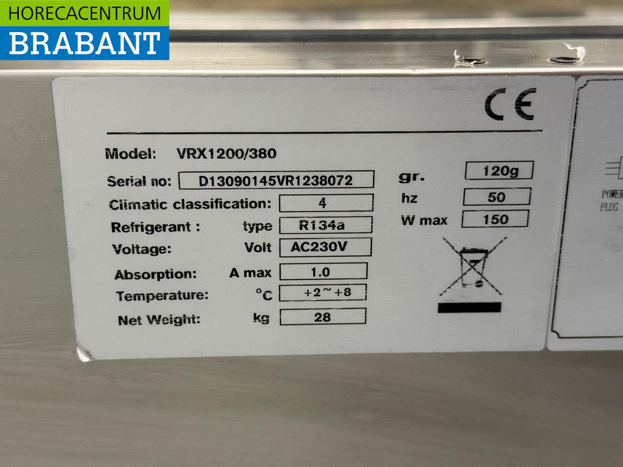 RVS Pelican Saladiere 3 x 1/3 GN 1 x 1/2 GN 120 cm 230V Horeca - Afbeelding 4