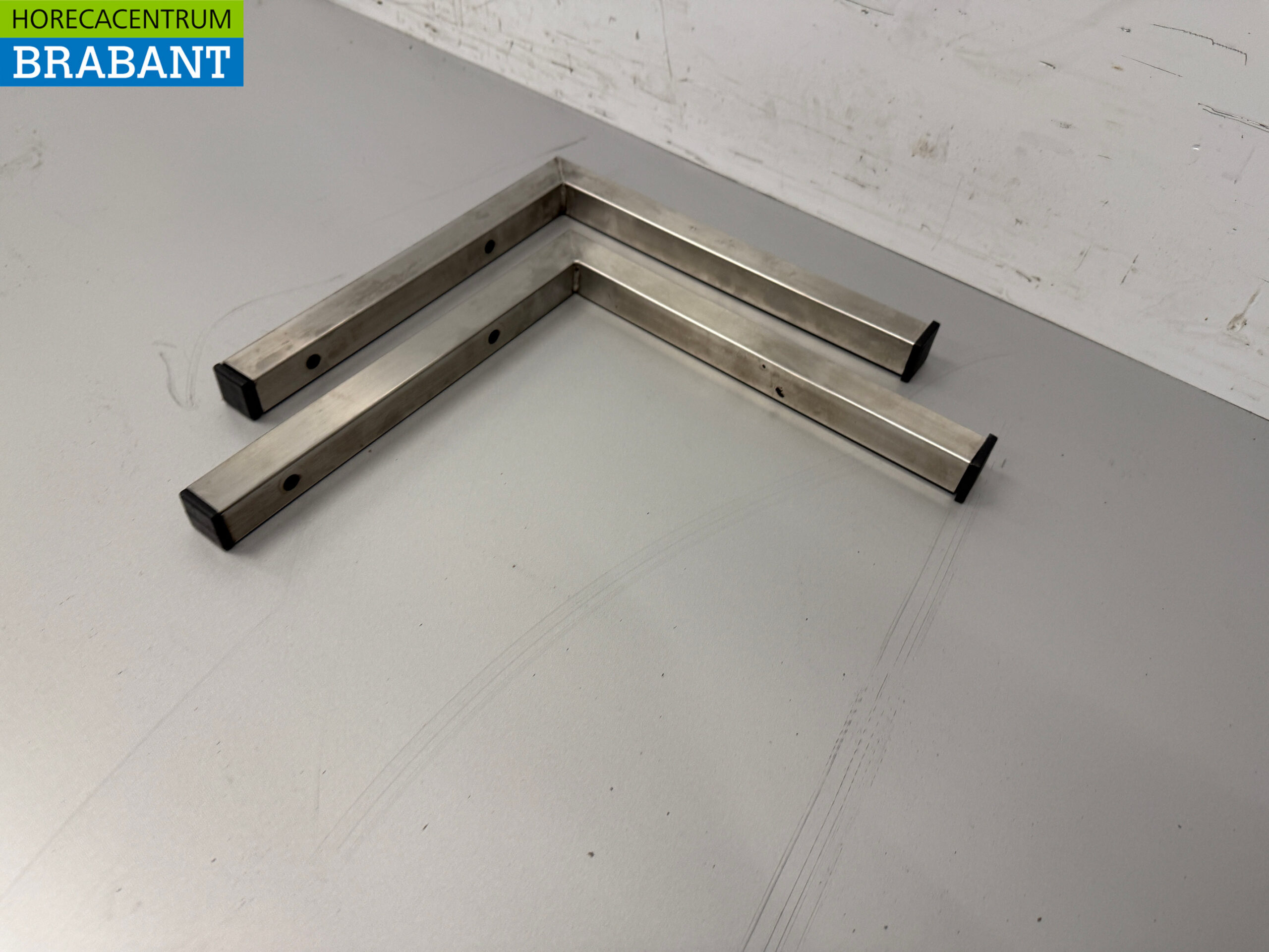 RVS Wandbeugels 30 x 30 cm Horeca - Afbeelding 2