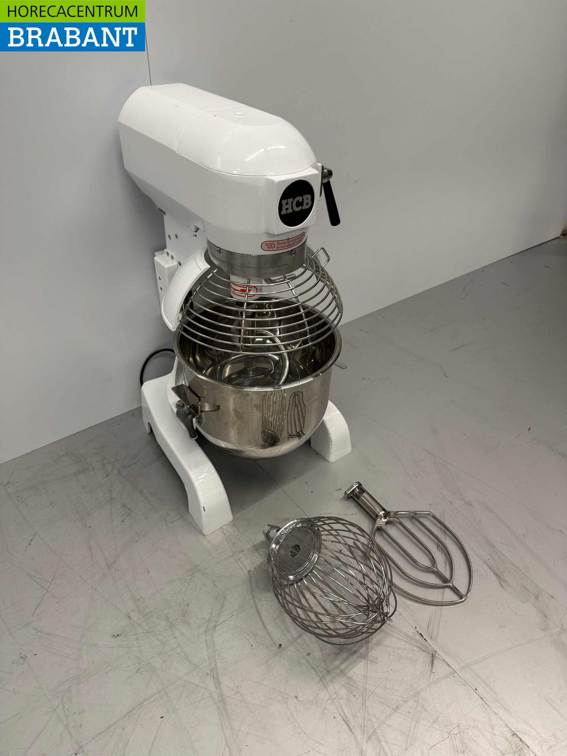 RVS HCB Planeetmenger Menger RVS kuip 20 liter 230V Bakkerij Horeca - Afbeelding 3