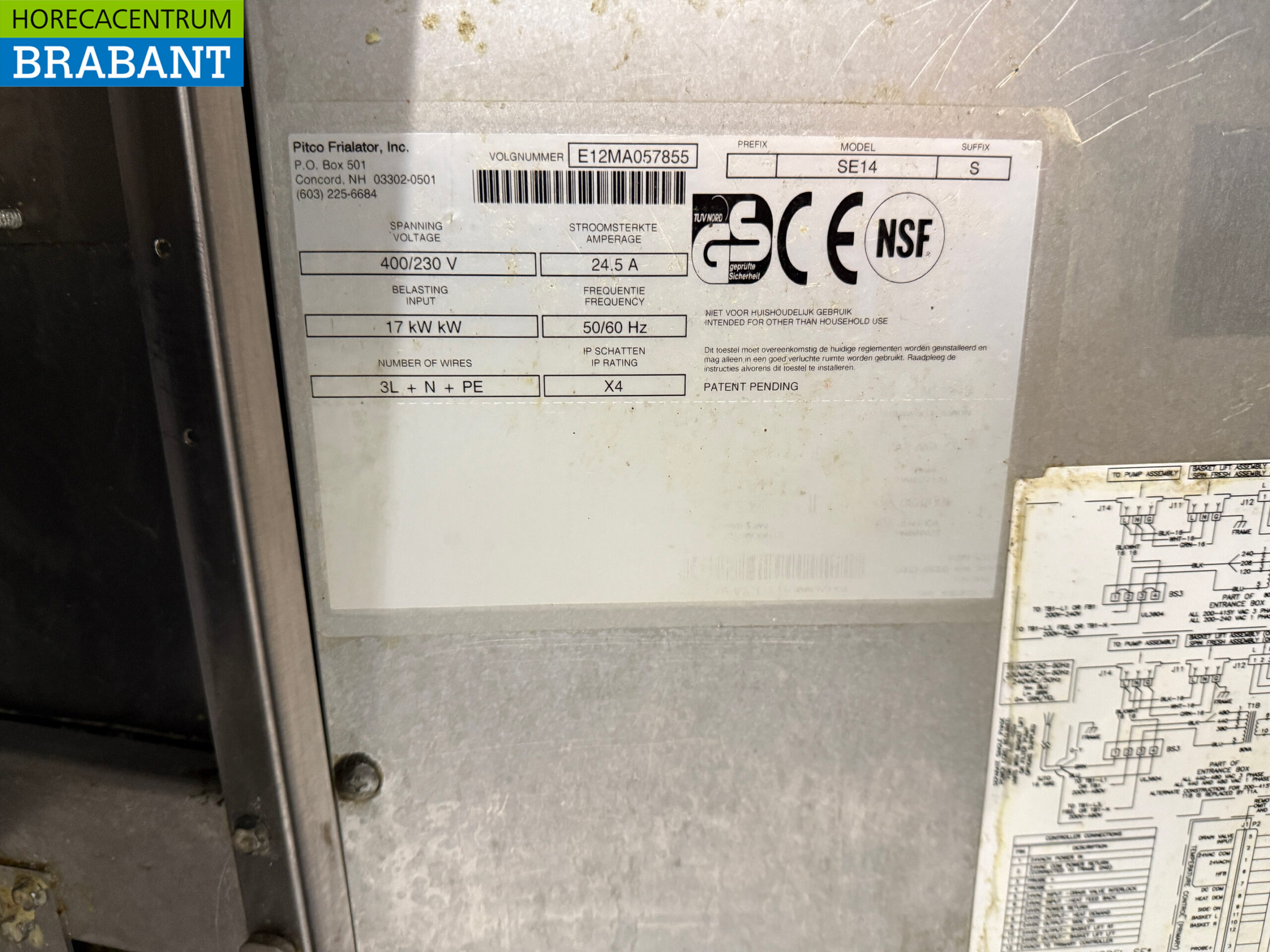 RVS Pitco SE14S Solstice Bakwand 4x Friteuse en bain marie/frietwarmer met afzuigkap 400V + 230V Horeca Cafetaria - Afbeelding 13