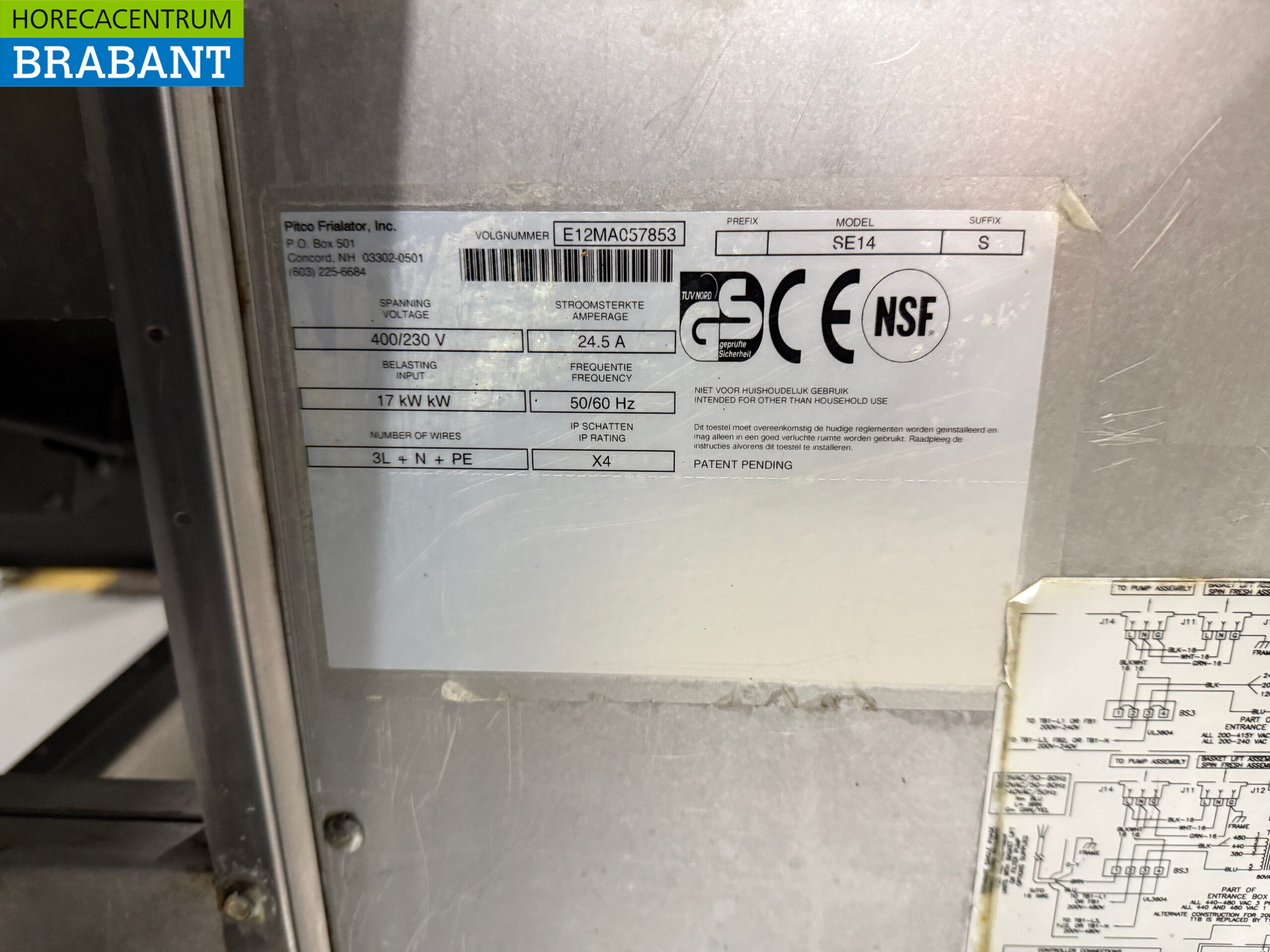 RVS Pitco SE14S Solstice Bakwand 4x Friteuse en bain marie/frietwarmer met afzuigkap 400V + 230V Horeca Cafetaria - Afbeelding 14