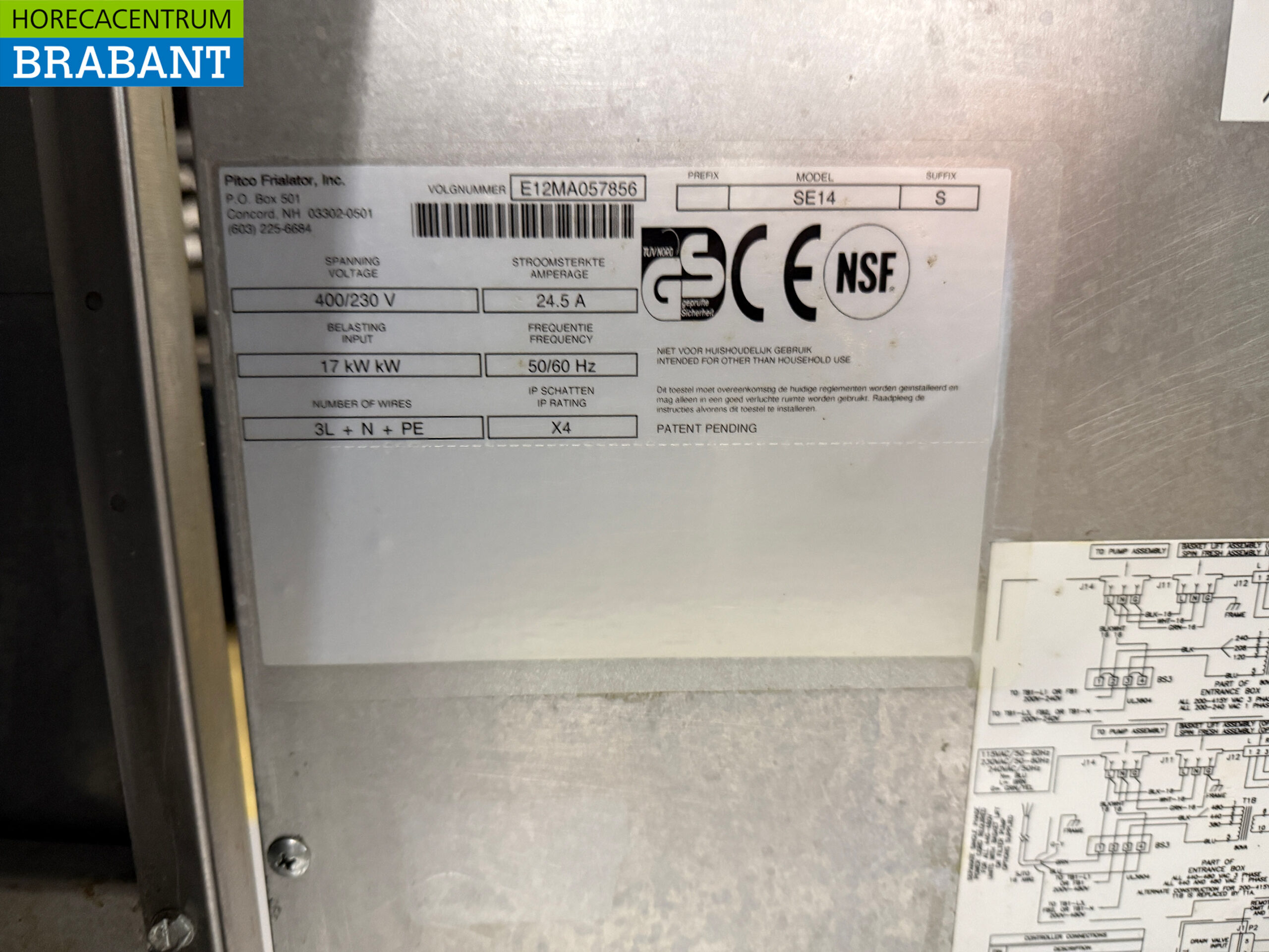 RVS Pitco SE14S Solstice Bakwand 4x Friteuse en bain marie/frietwarmer met afzuigkap 400V + 230V Horeca Cafetaria - Afbeelding 15
