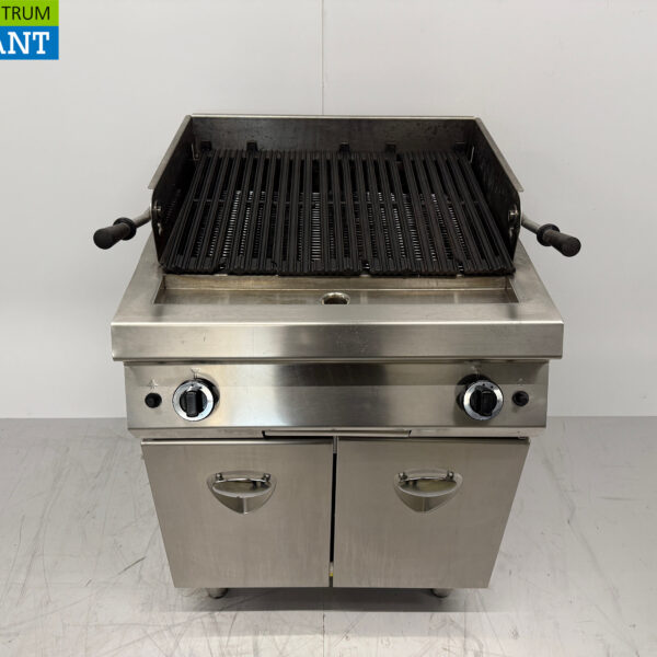 Angelo Po RVS Steengrill Lavagrill 70 cm GAS Horeca