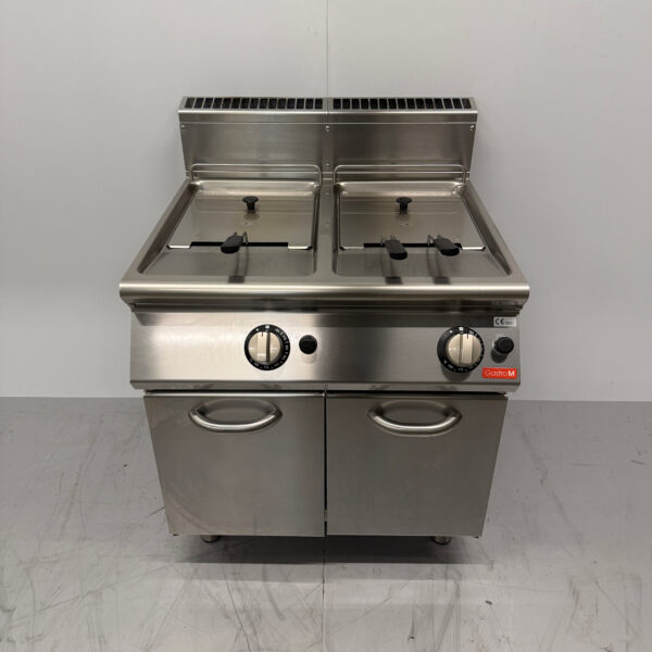 RVS Gastro M Dubbele Friteuse 2 x 13 liter GAS Horeca