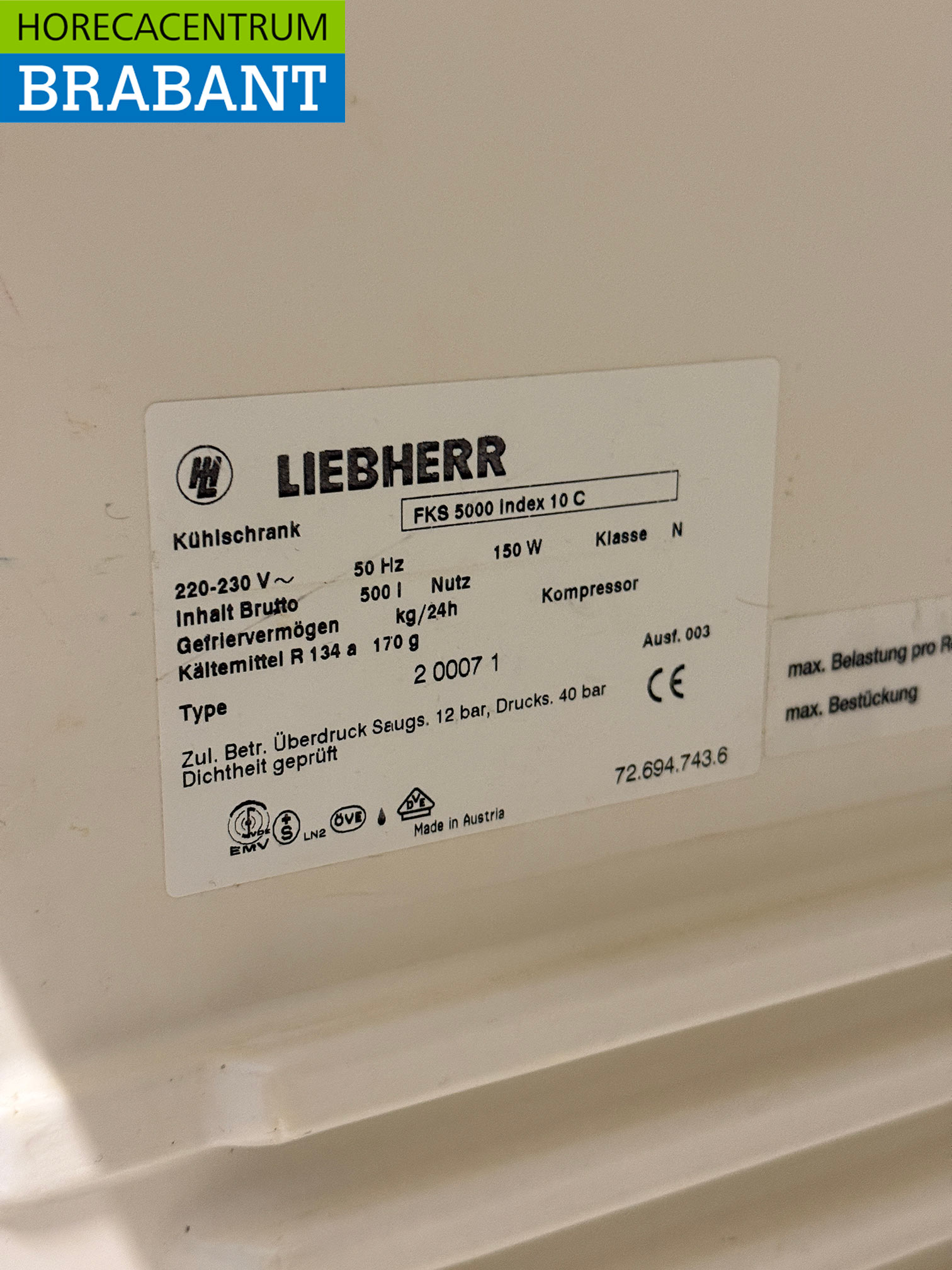 Liebherr Koeling 500 liter 230V Horeca - Afbeelding 5