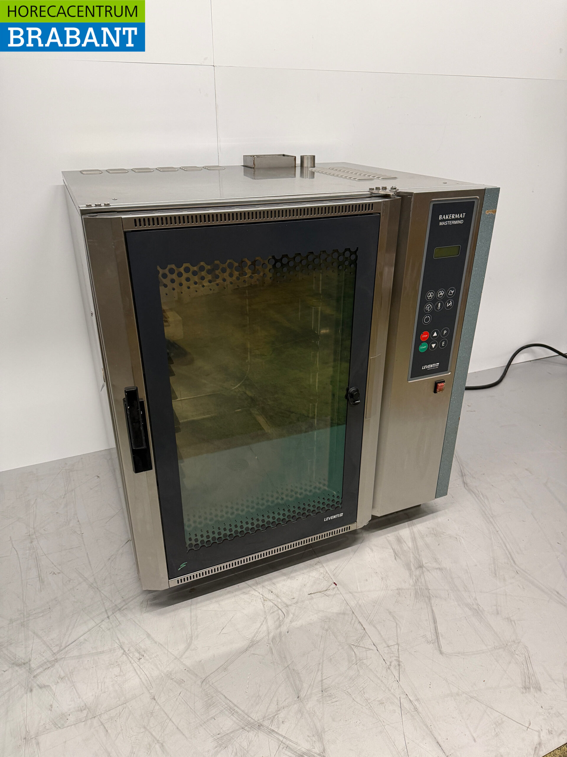 RVS Leventi Heteluchtoven met vochtinjectie 12 x 60/40 cm 400V Horeca - Afbeelding 3