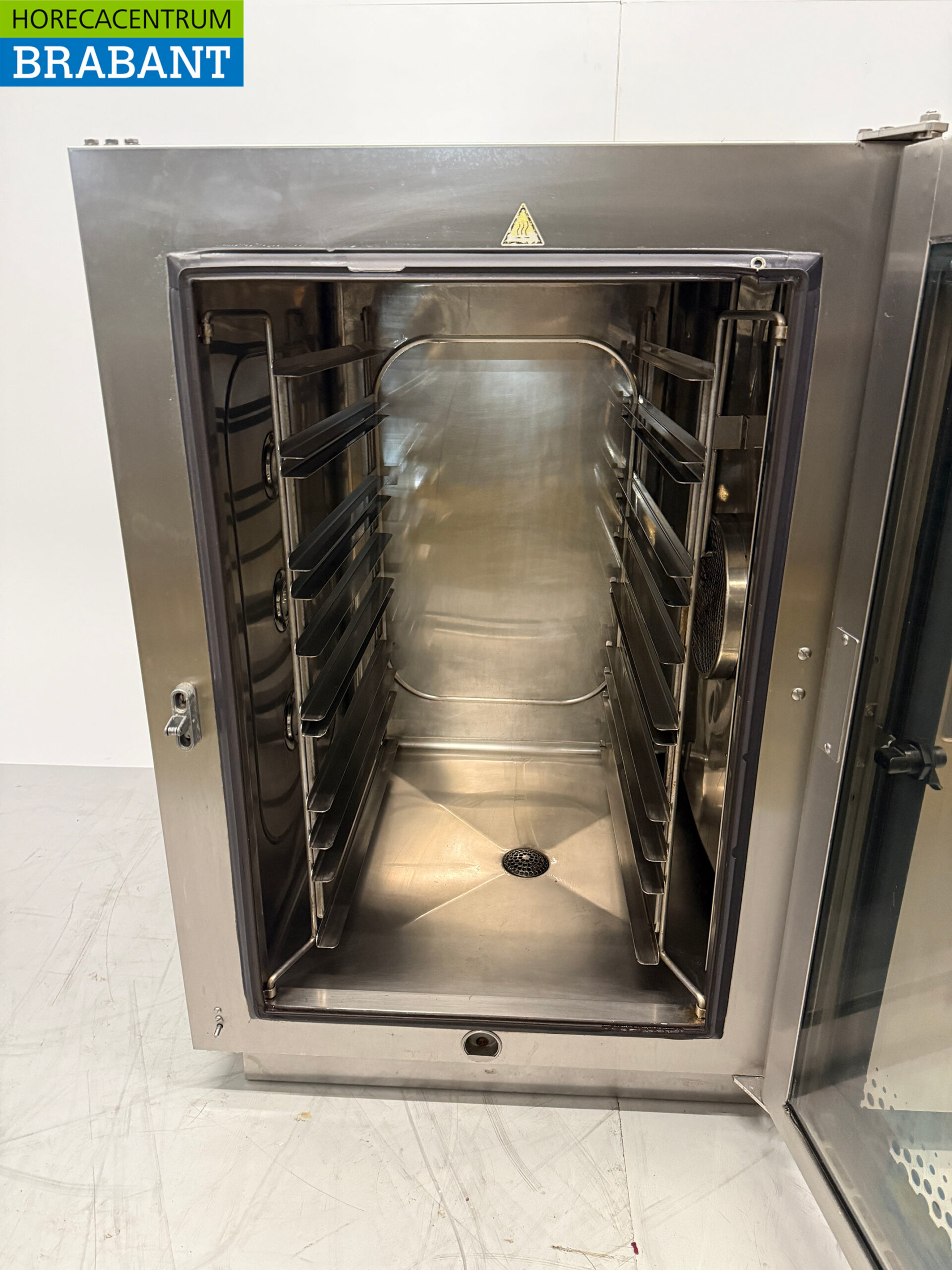 RVS Leventi Heteluchtoven met vochtinjectie 12 x 60/40 cm 400V Horeca - Afbeelding 5