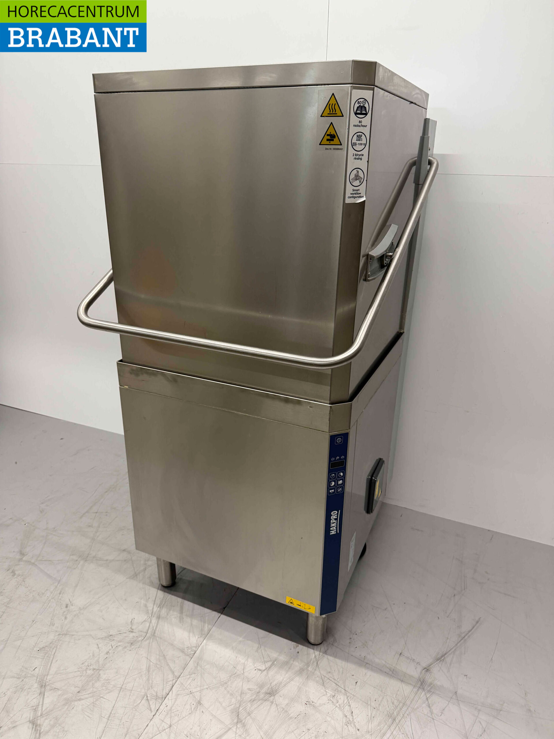 RVS Zanussi HHT8 Doorschuifvaatwasser 400V Horeca - Afbeelding 2